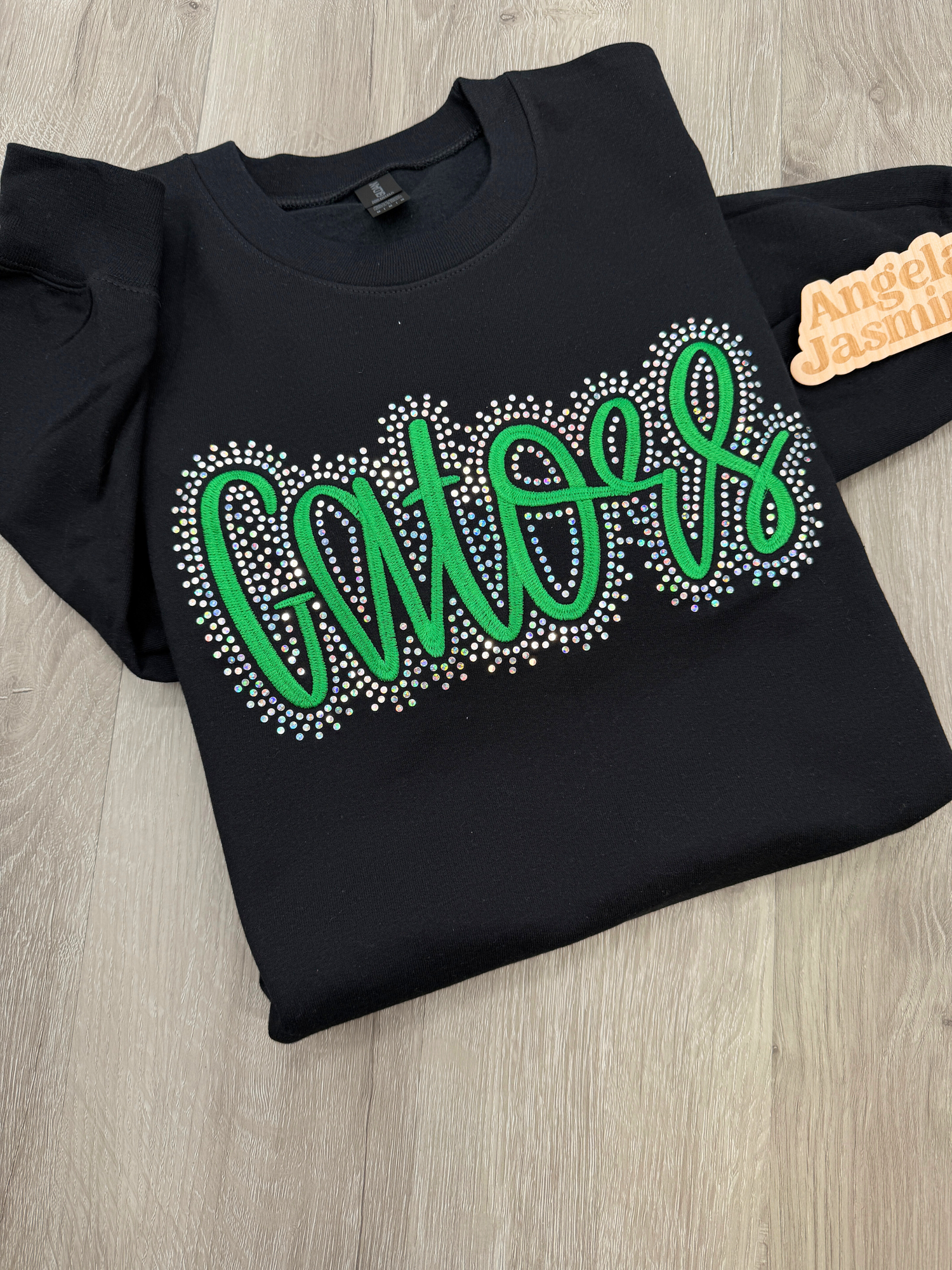 Custom Gators Embroidered & Bling Sweatshirt