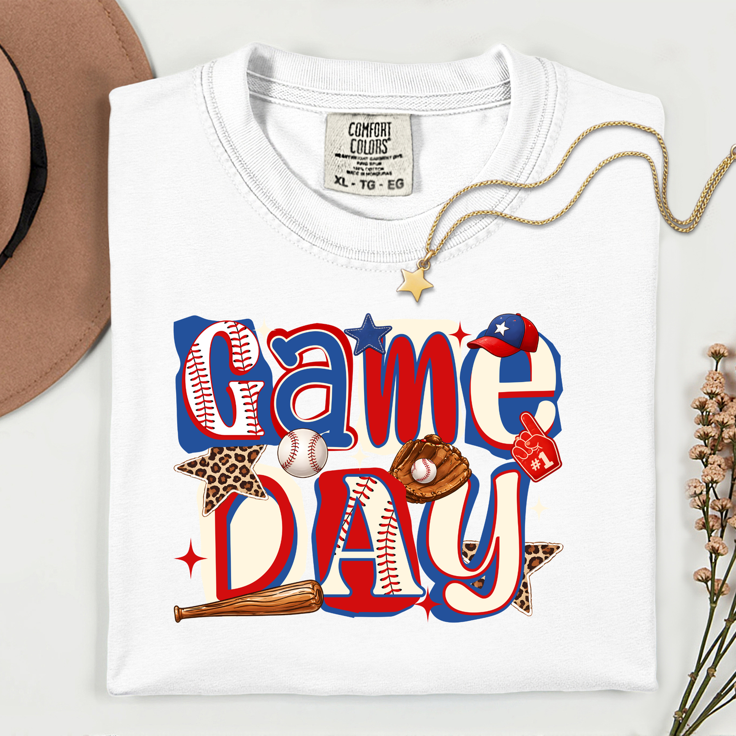 ADULT Game Day Baseball DTF TRANSFER