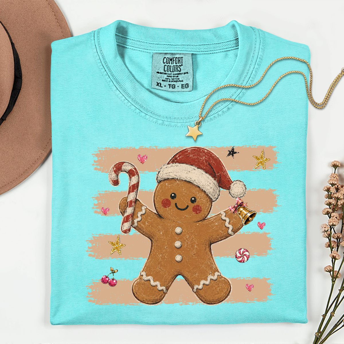 Happy Gingerbread 11 inch DTF TRANSFER