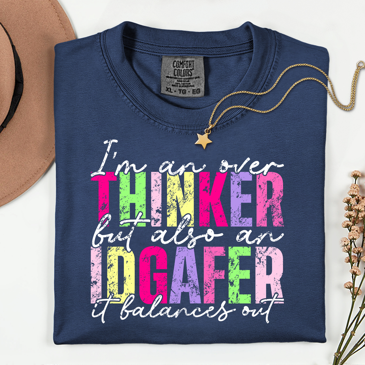 ADULT Overthinker and IDGAFER DTF TRANSFER