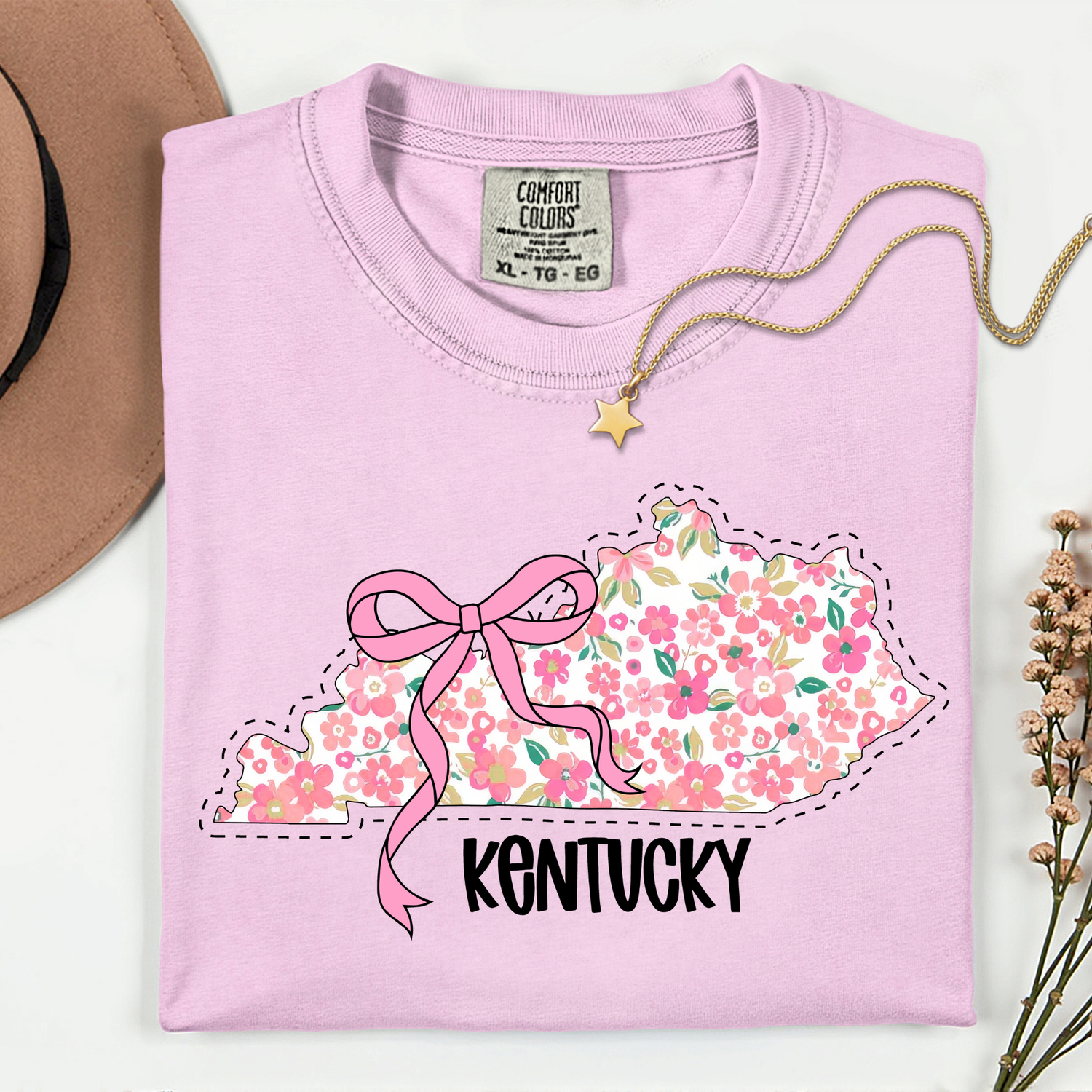 ADULT Kentucky Floral State DTF TRANSFER