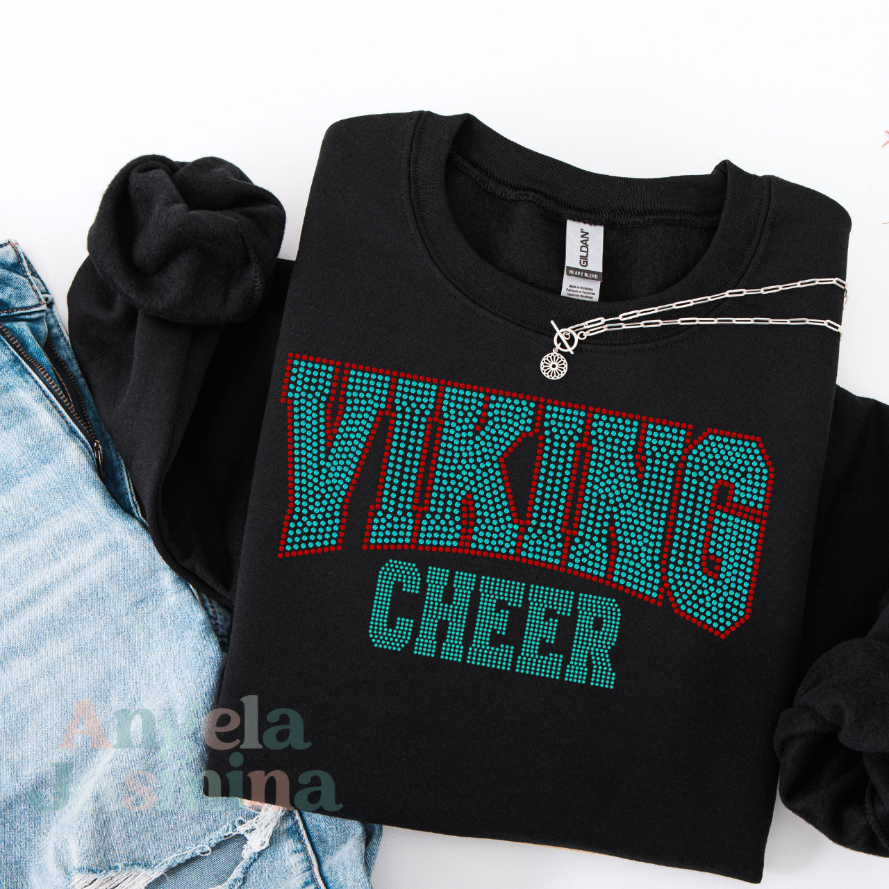 Viking Cheer Curved Spangle Transfer