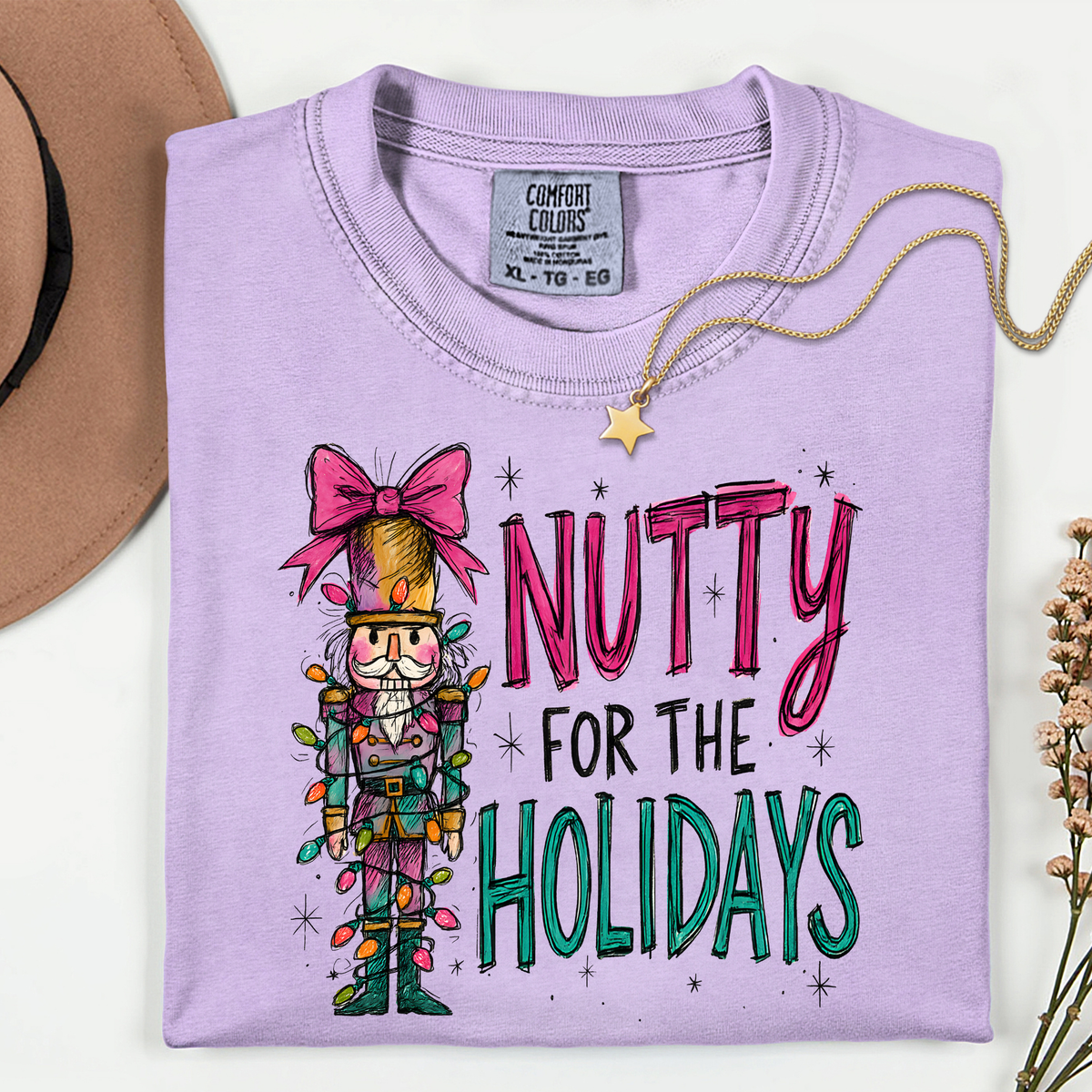 Nutty for the Holidays 11 inch DTF TRANSFER