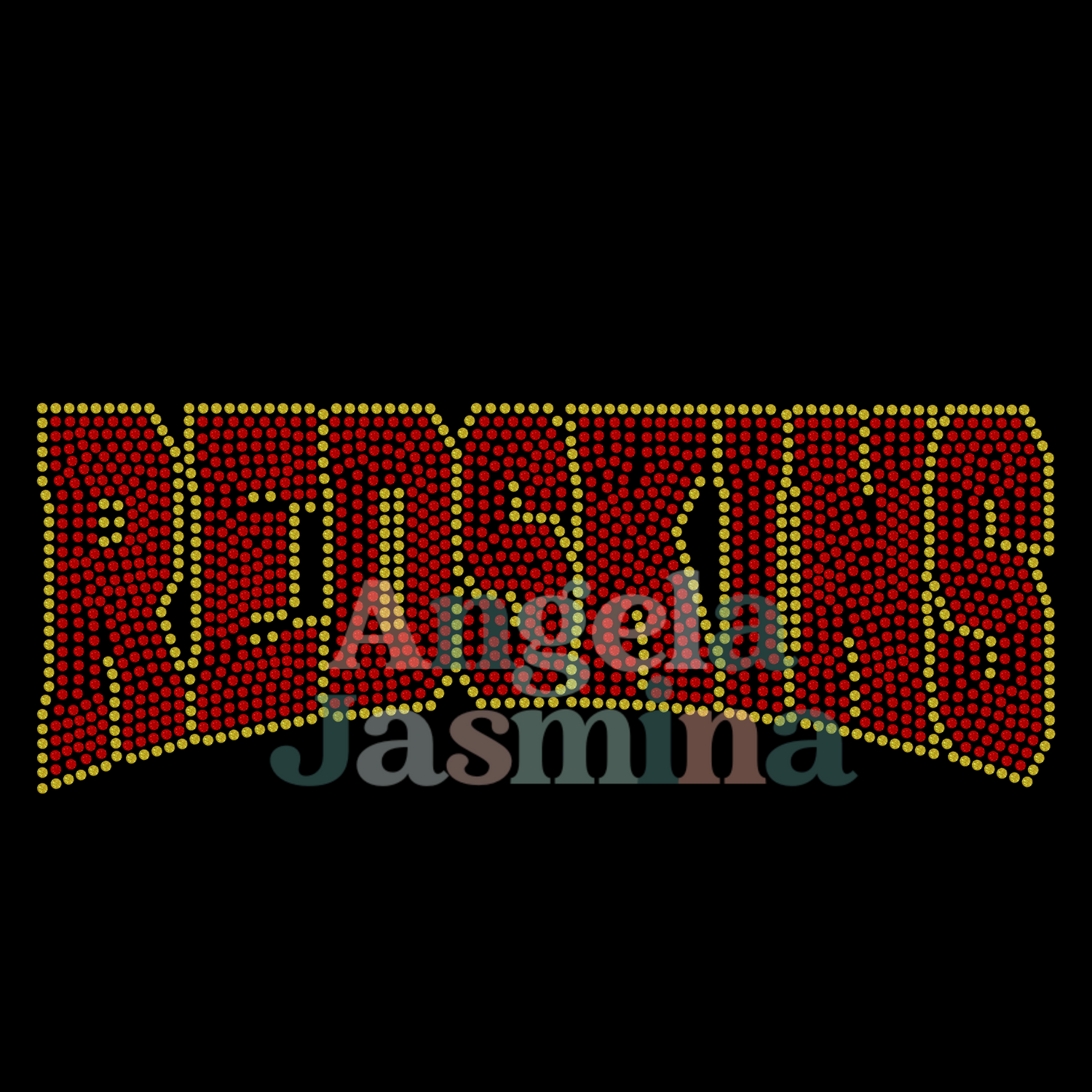 Redskins Curve SPANGLE Transfer