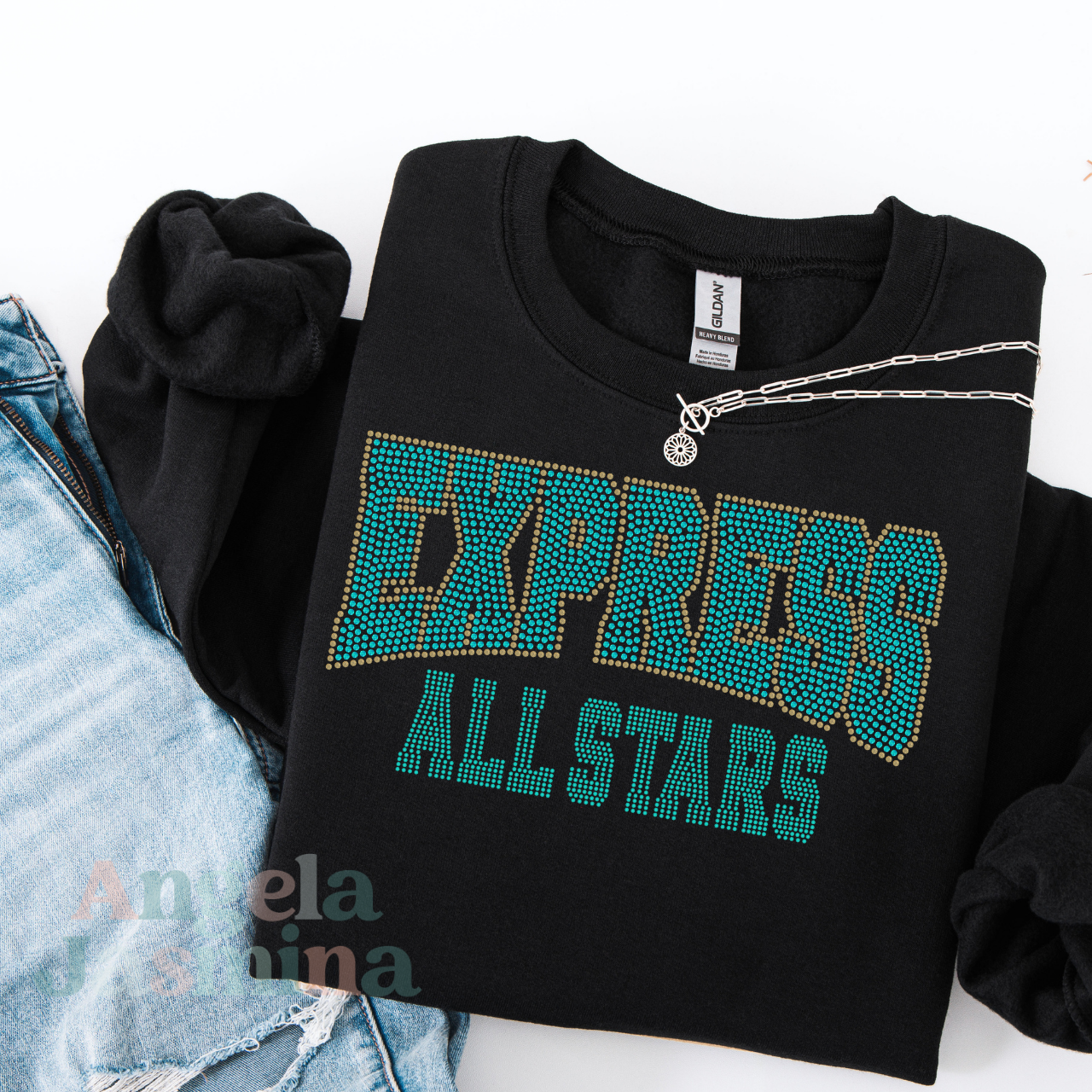 Express Allstars Curved Spangle Transfer