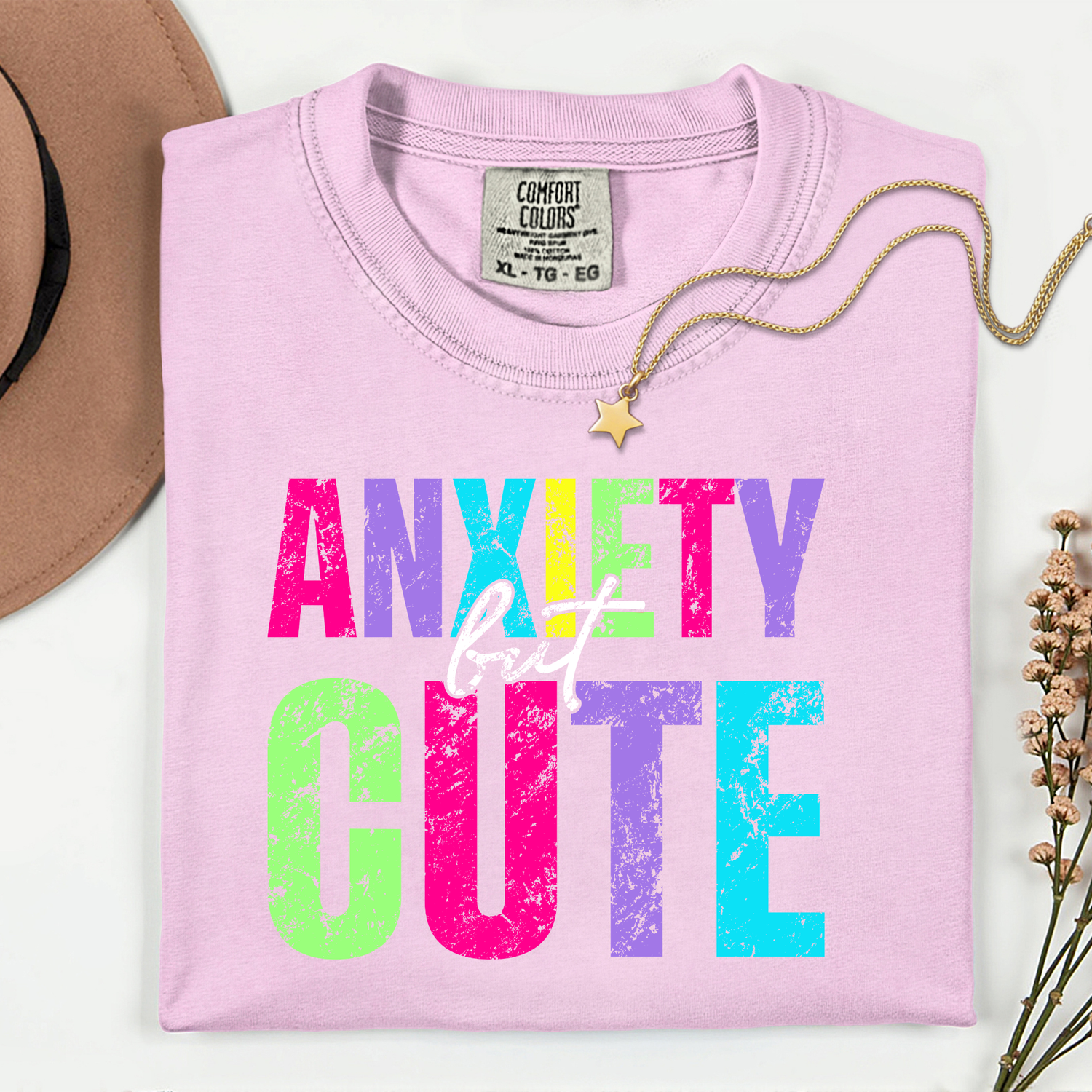 ADULT Anxiety but Cute DTF TRANSFER