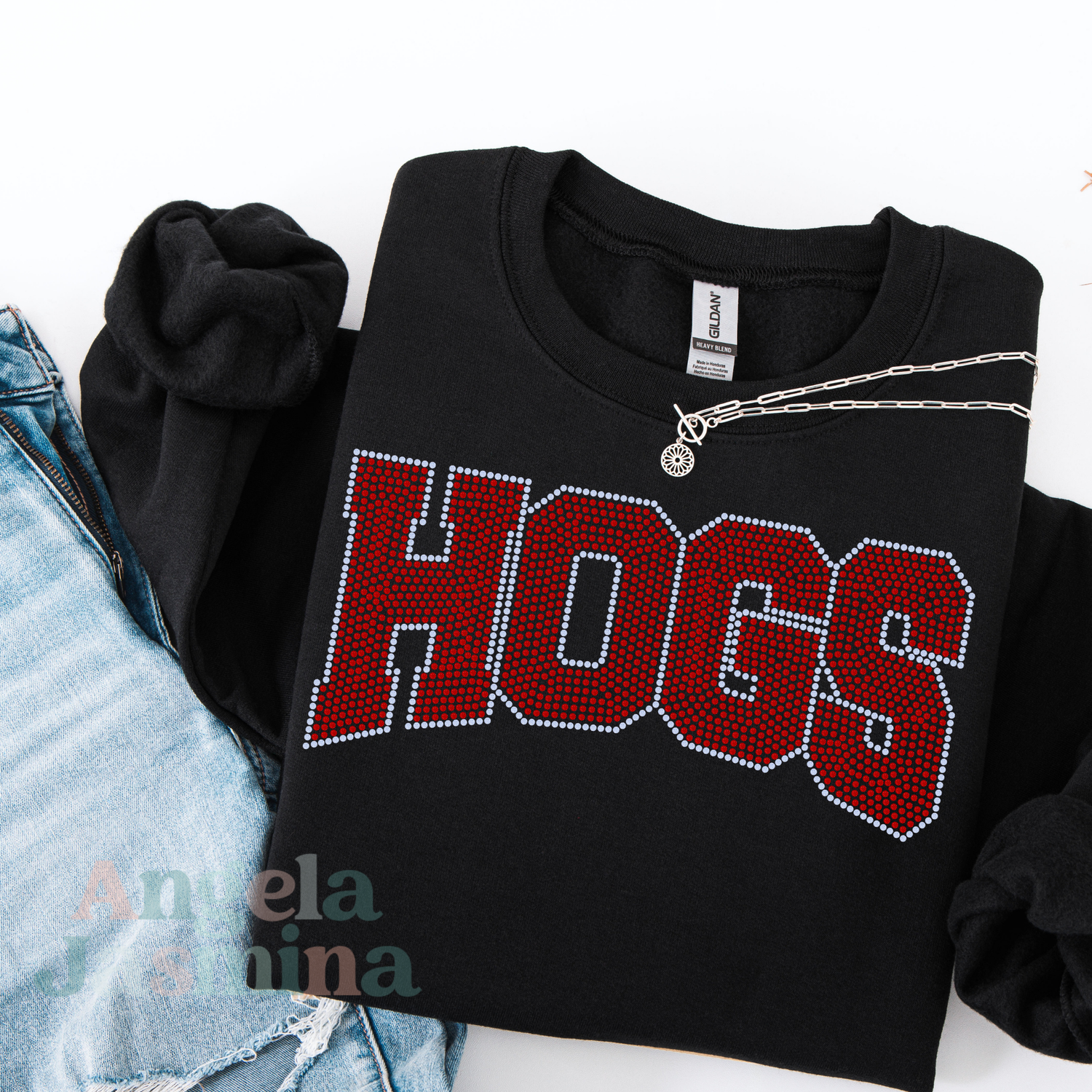 Hogs Curve SPANGLE Transfer