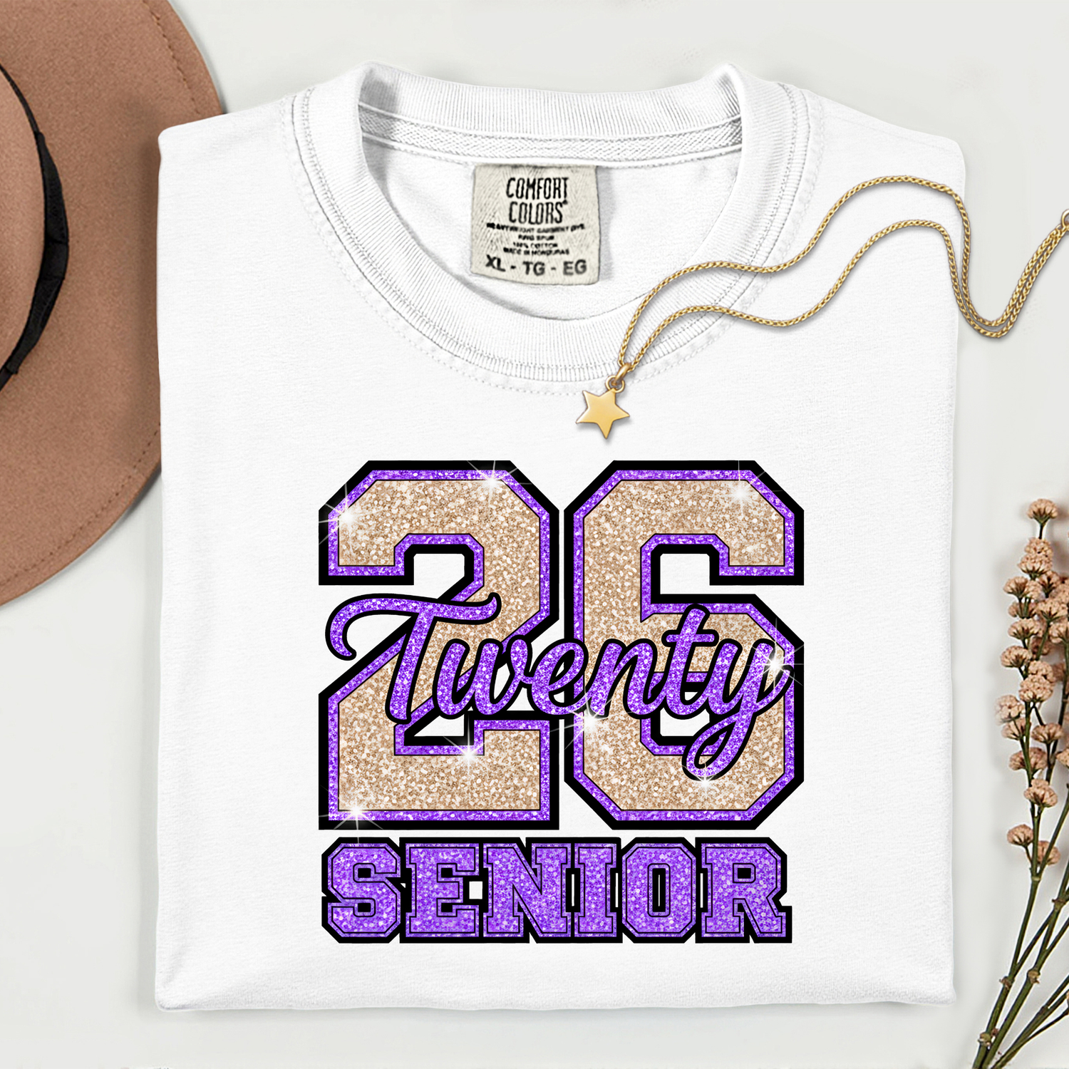 ADULT 26 Senior Purple DTF TRANSFER