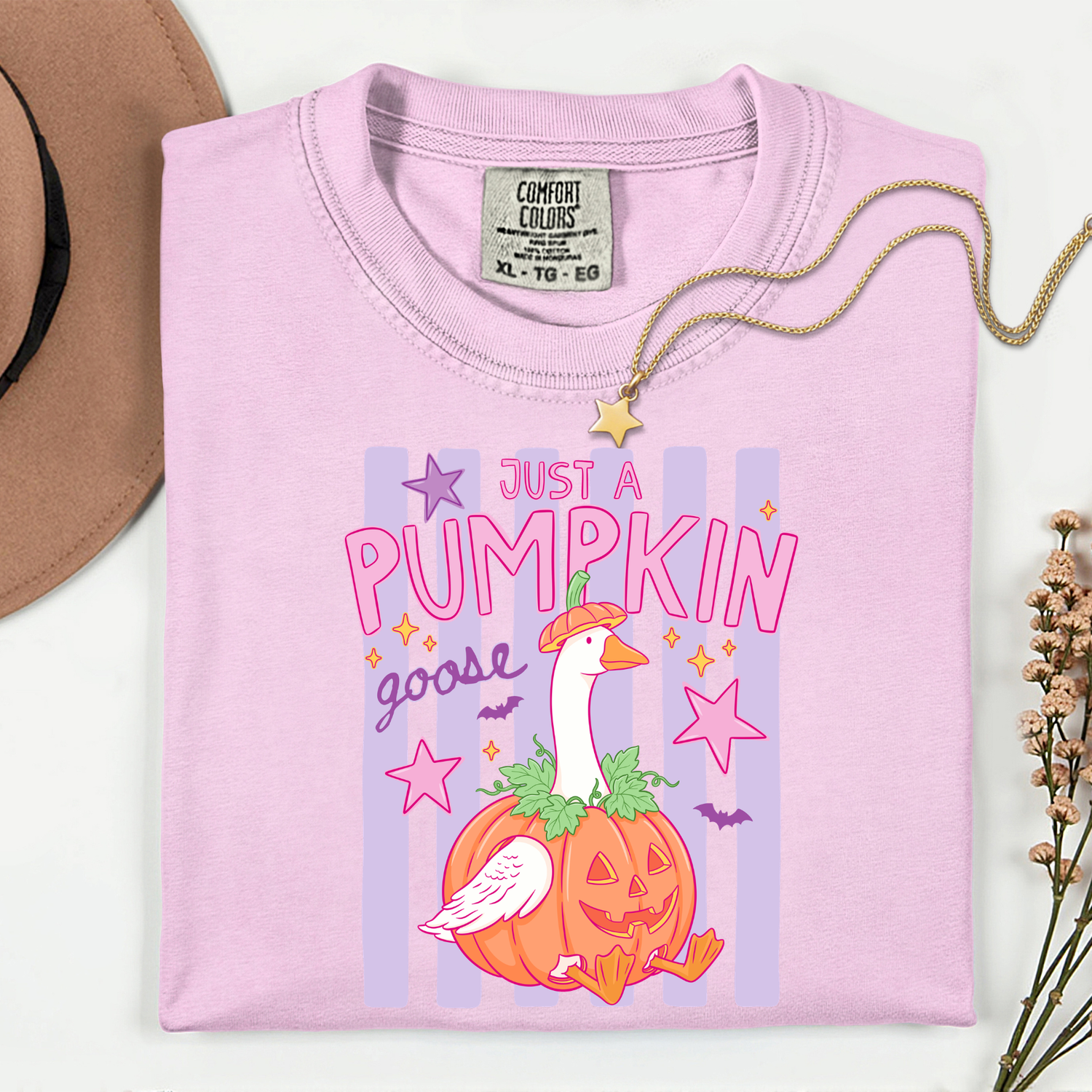 ADULT Just a Pumpkin Goose 11 inch DTF TRANSFER