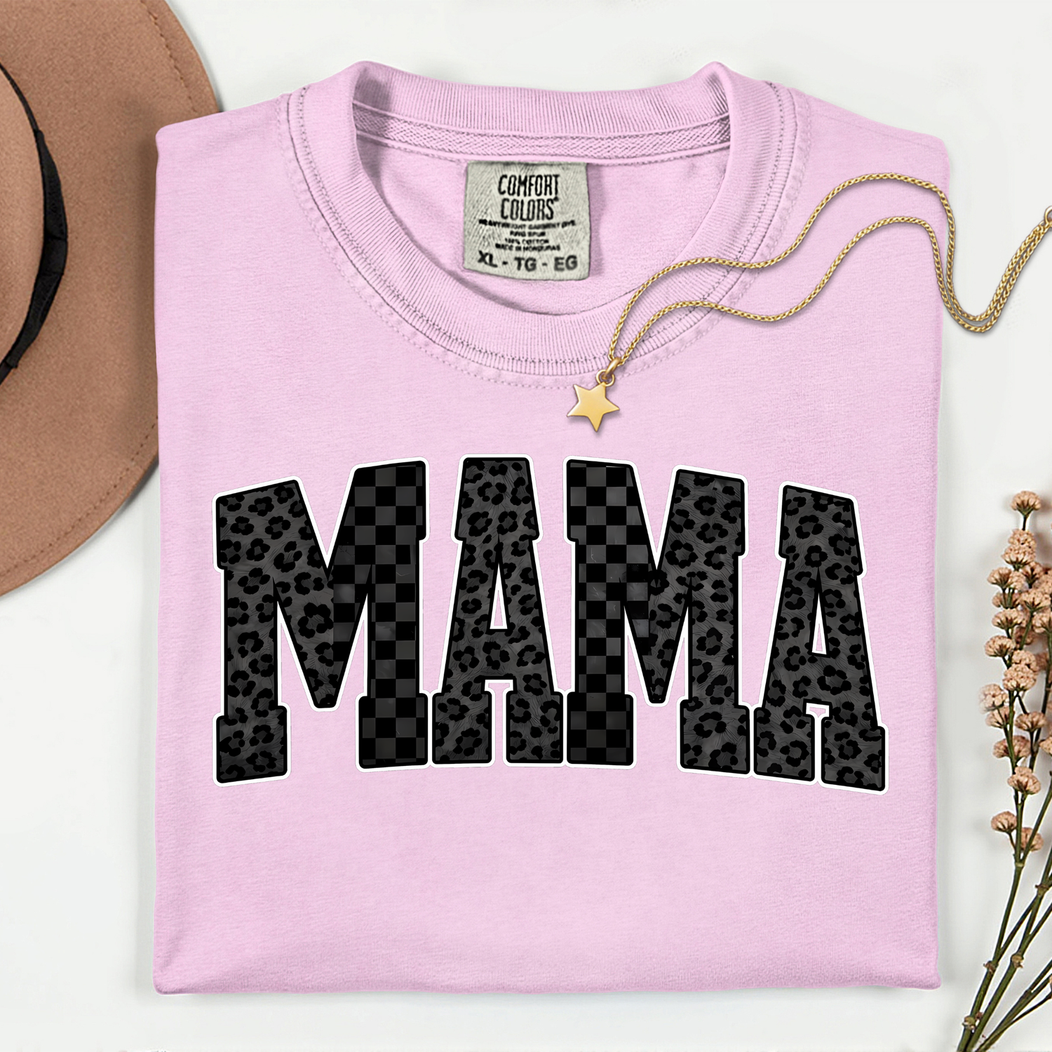 Black Cheetah MAMA 11 inch DTF TRANSFER