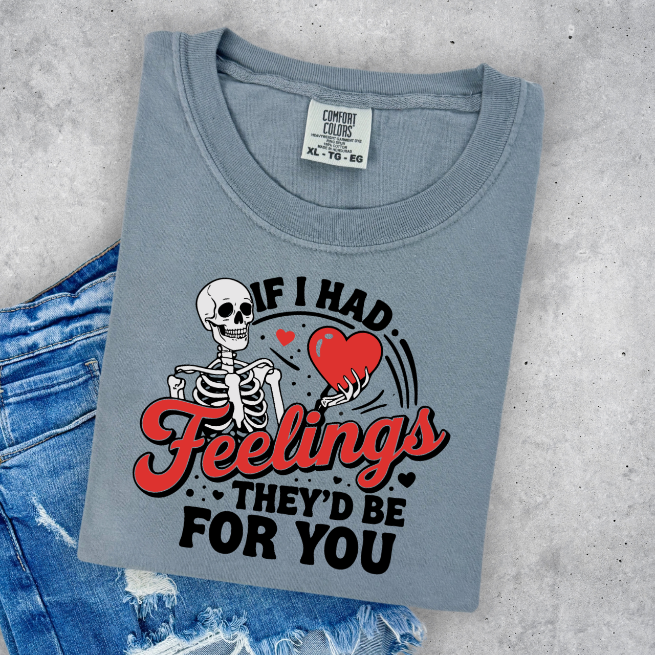 ADULT If I had feelings they'd be for you DTF TRANSFER