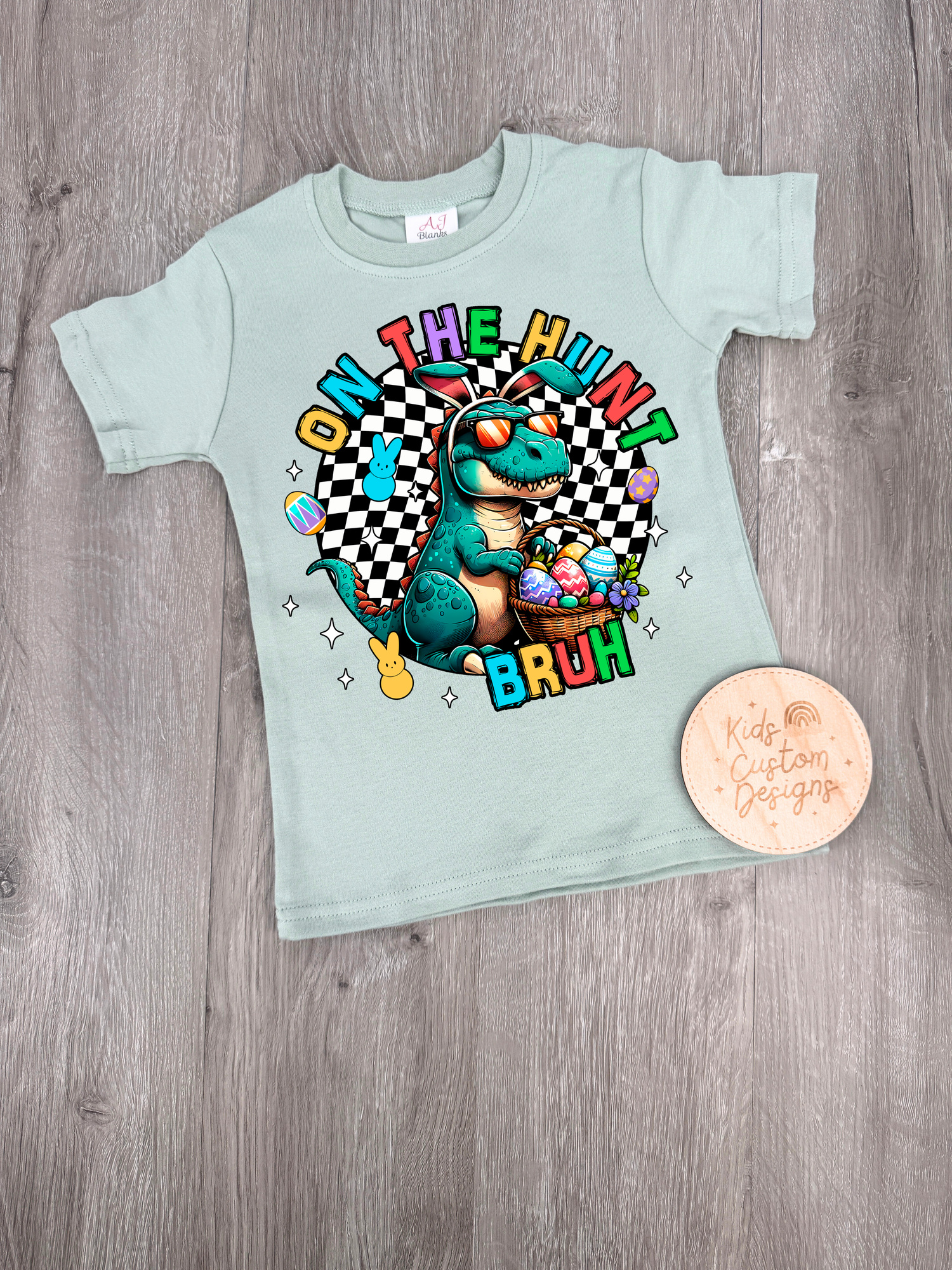 KIDS On the Hunt Bruh Dinosaur DTF TRANSFER