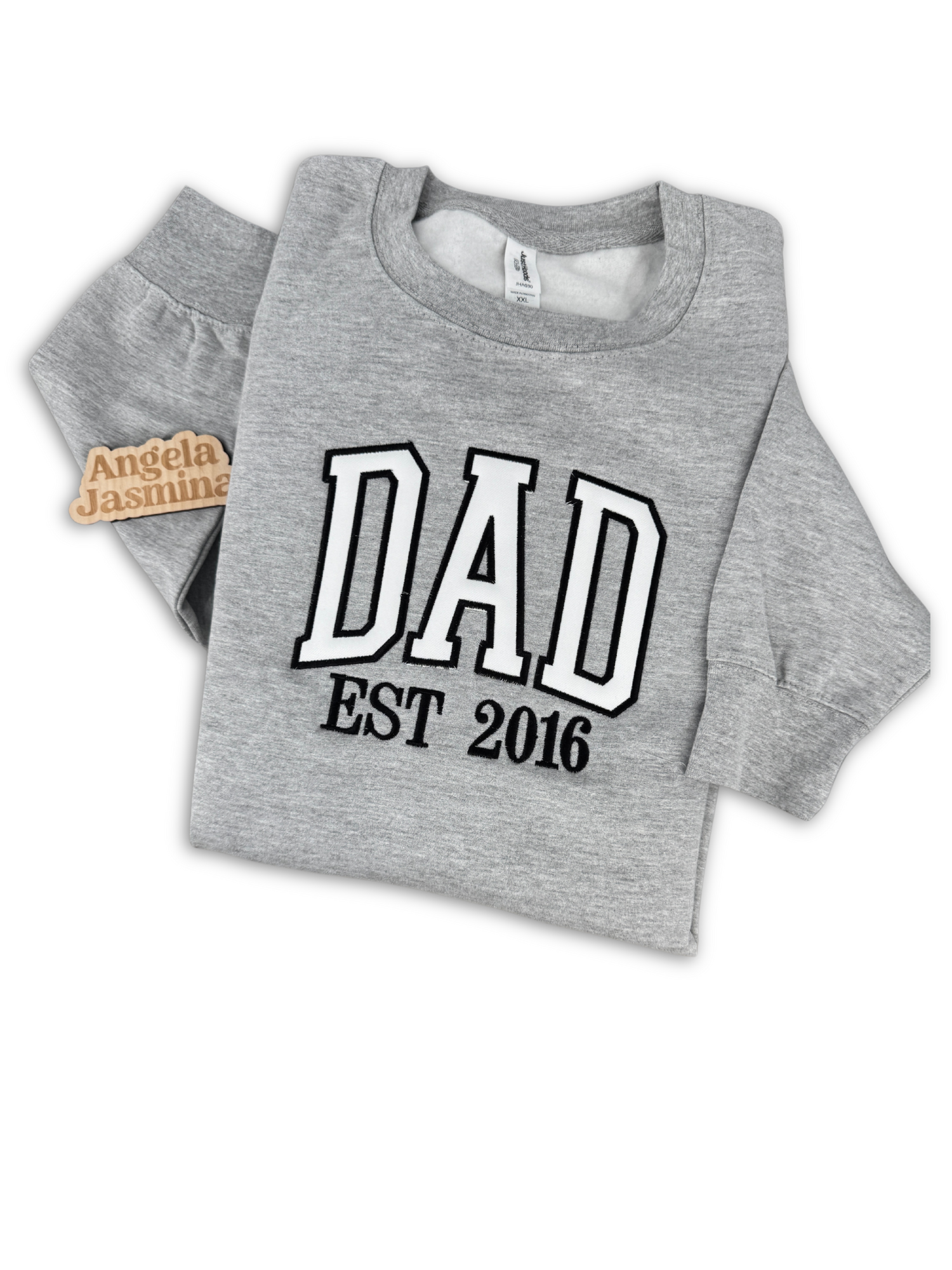 Custom DAD Est Embroidered Sweatshirt