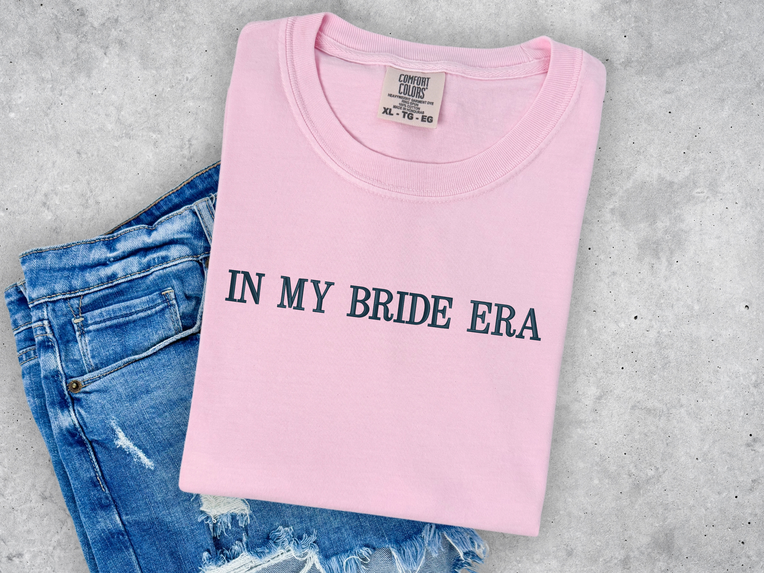 In My Bride Era Embroidered Tee