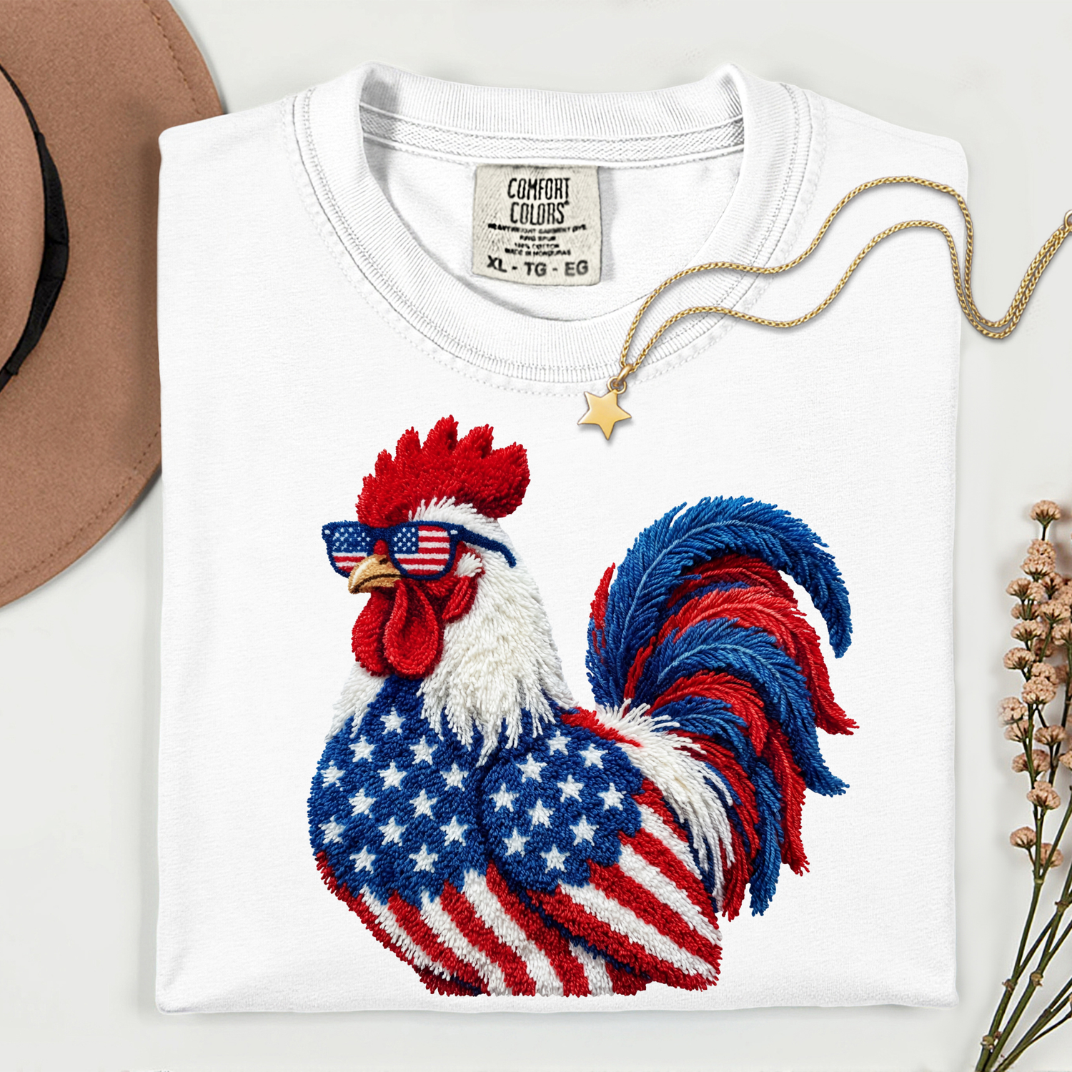 ADULT USA Chicken DTF TRANSFER