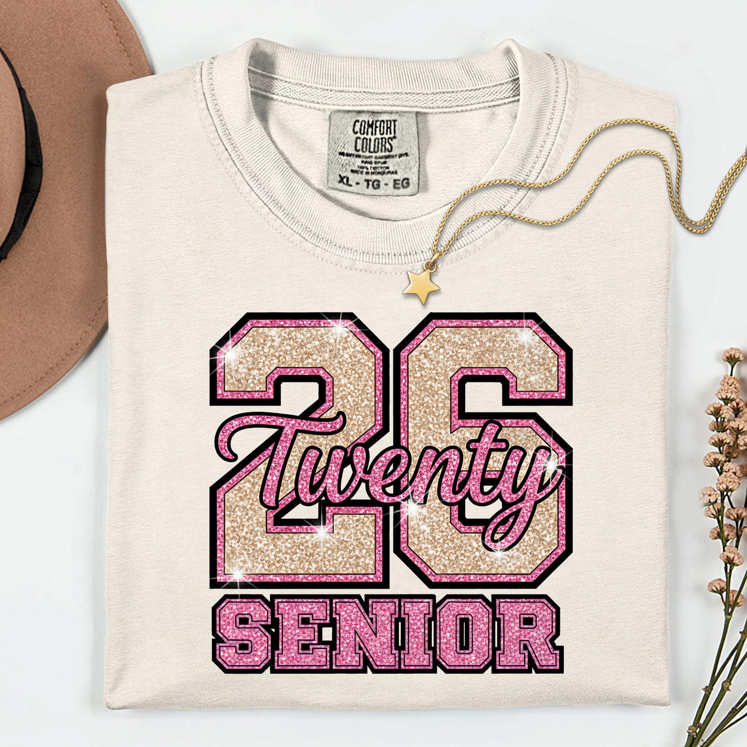 ADULT 26 SENIOR Pink DTF TRANSFER