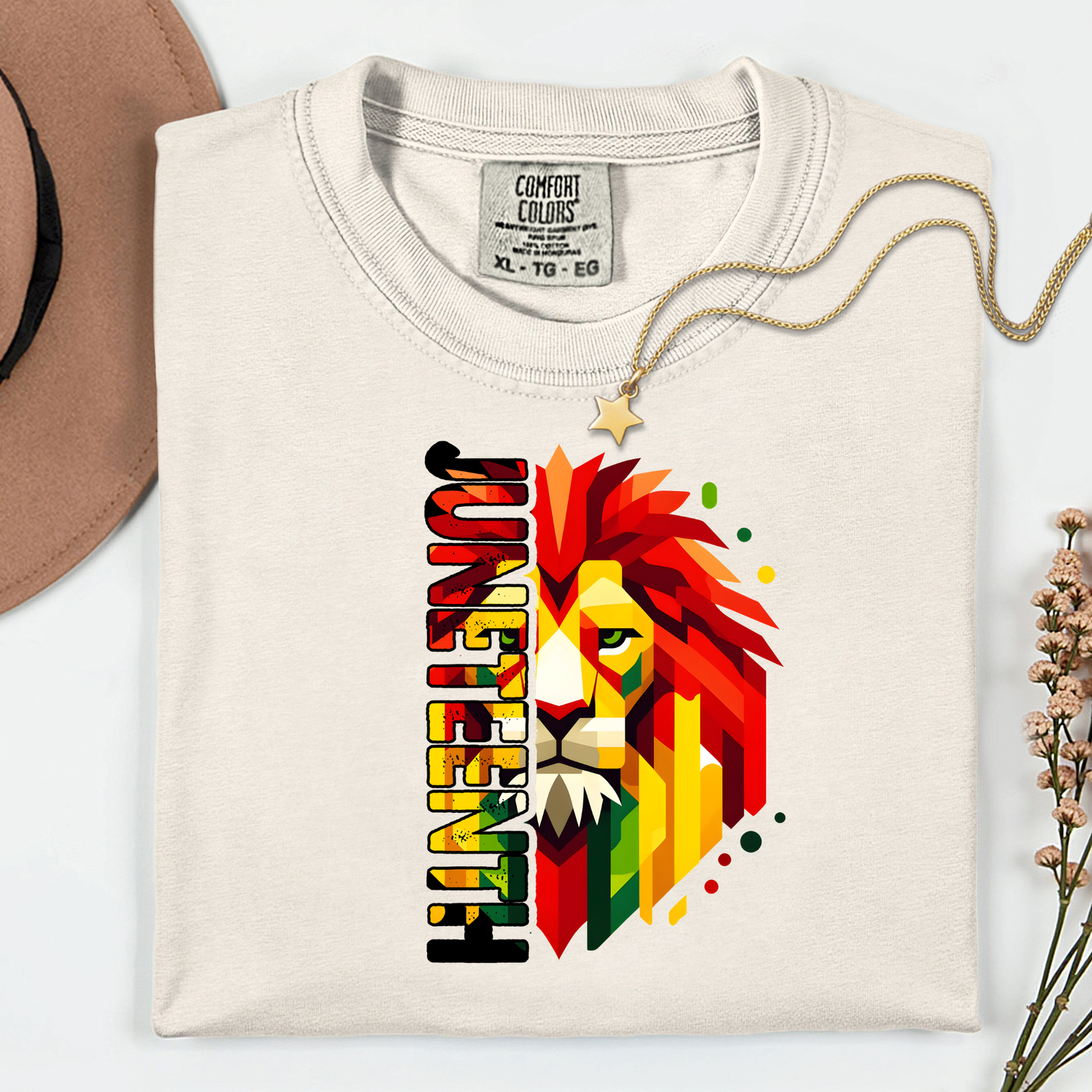 ADULT Juneteenth Lion DTF TRANSFER