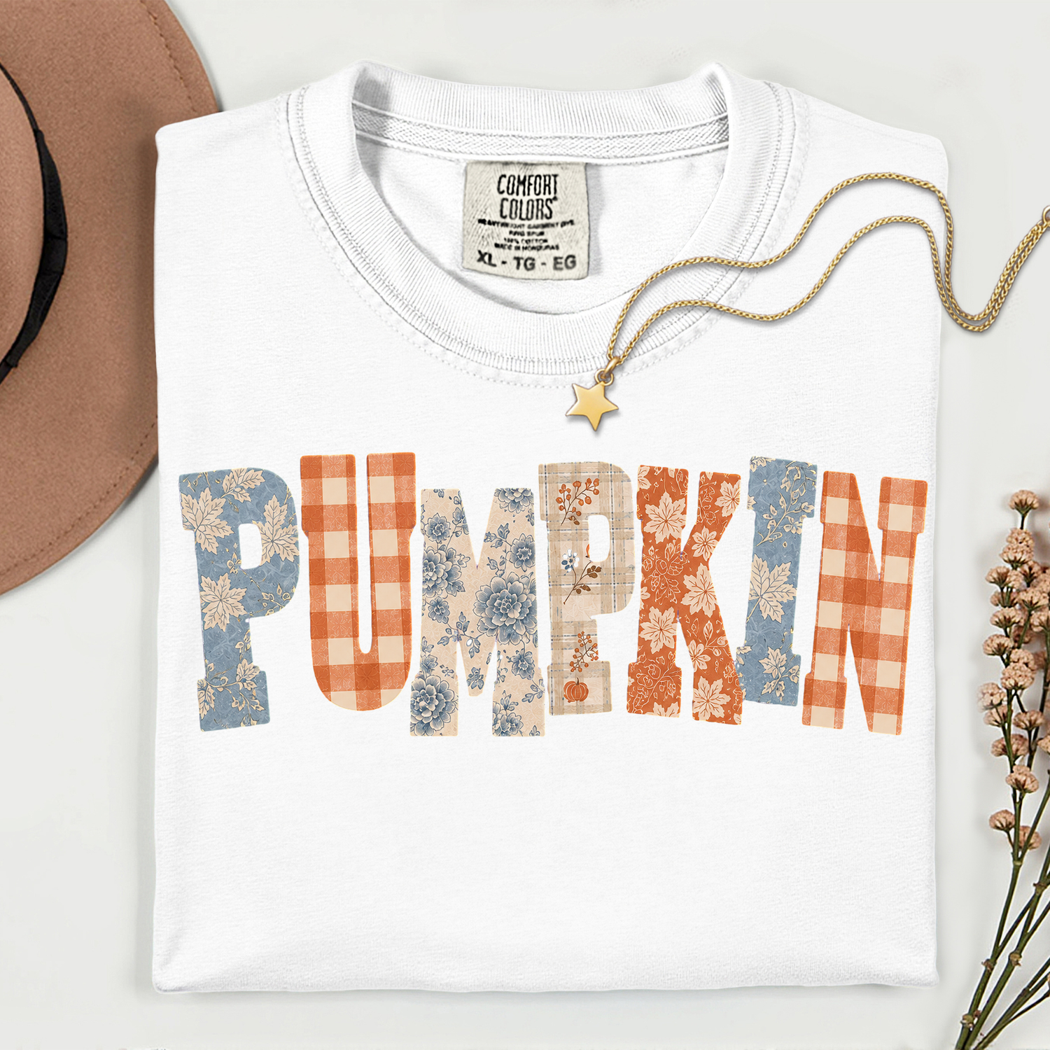 Pumpkins Patchwork 11 inch DTF TRANSFER