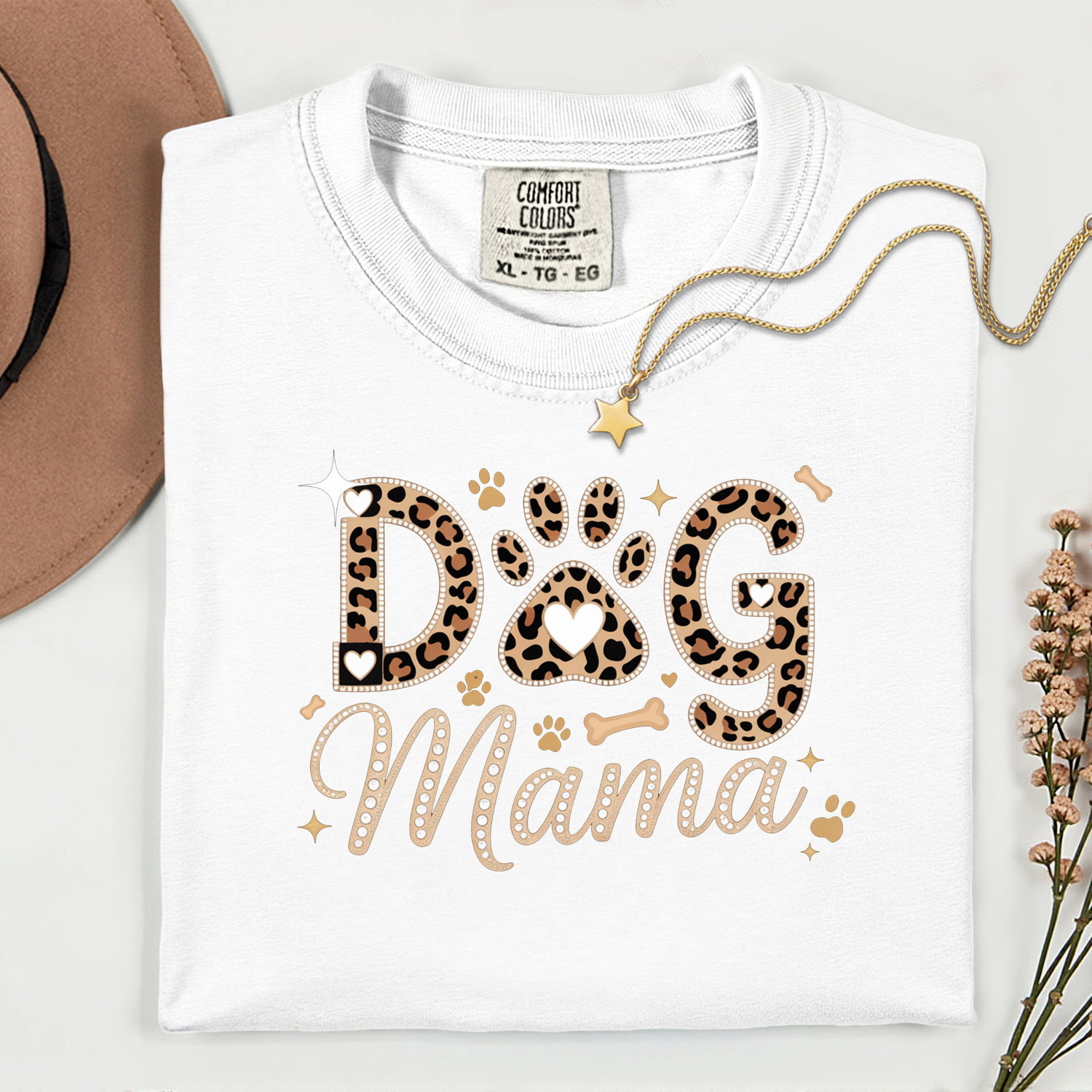 ADULT Dog Mama Cheetah Print DTF TRANSFER
