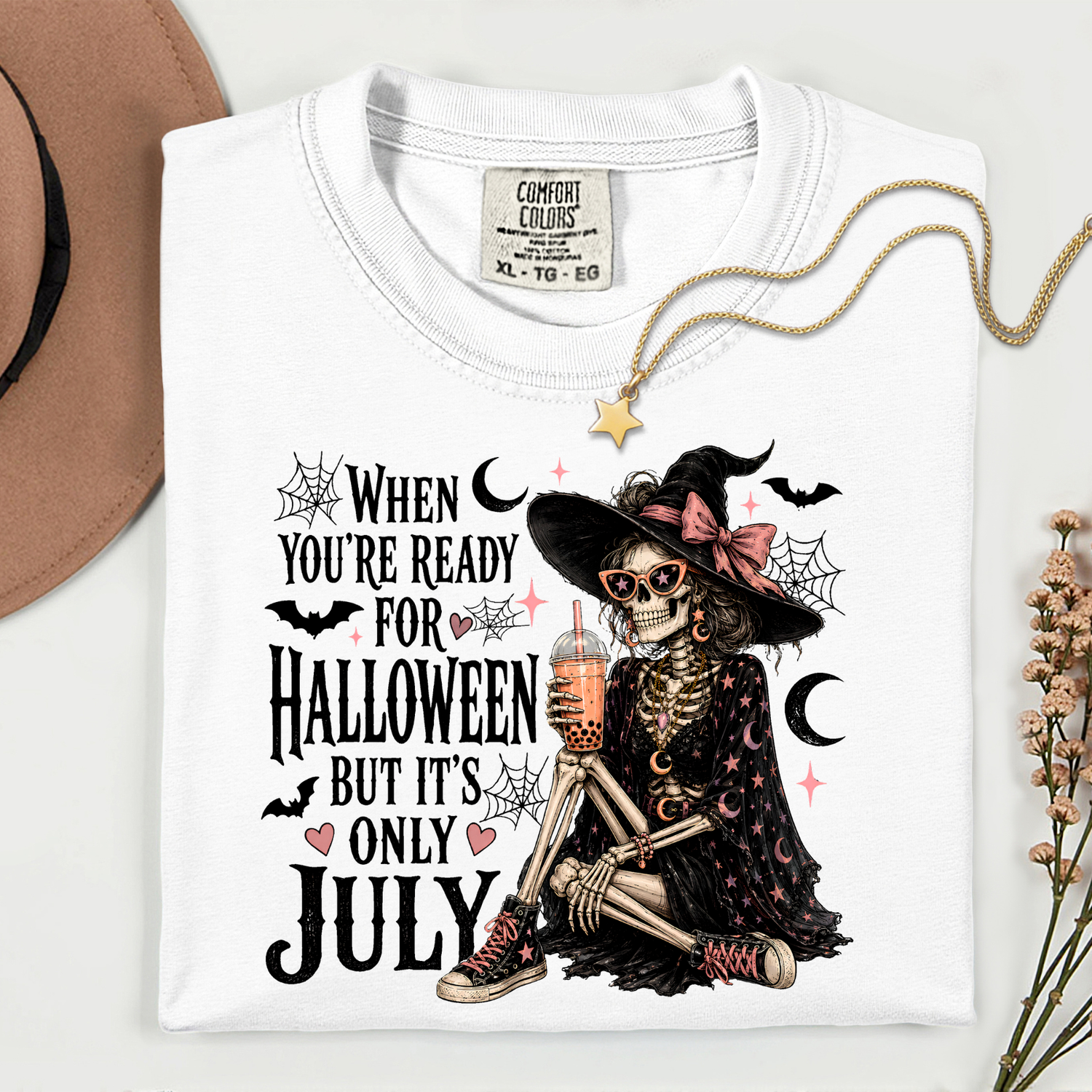 ADULT Ready for Halloween But its only July 11 inch DTF TRANSFER