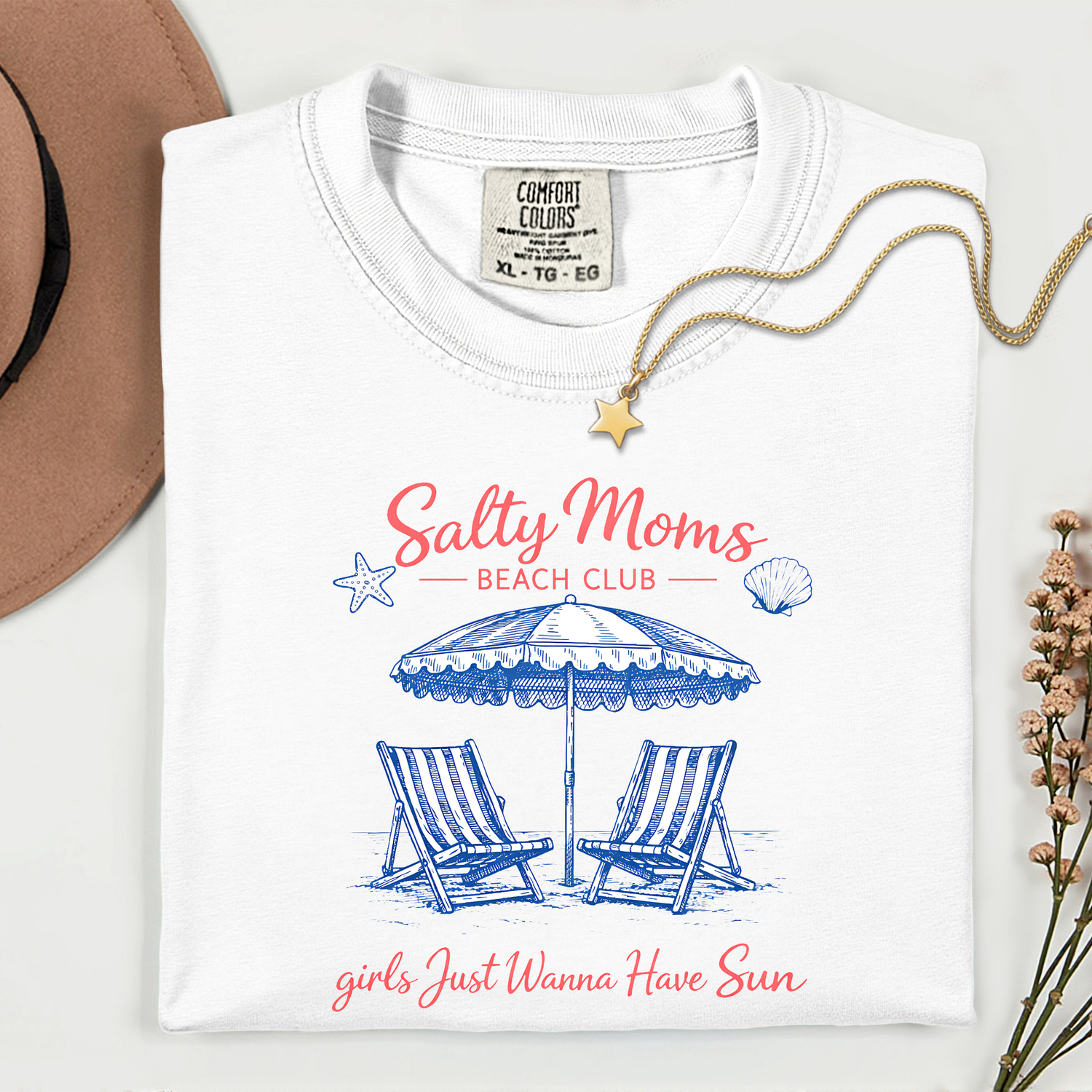 ADULT Salty Moms Beach Club DTF TRANSFER