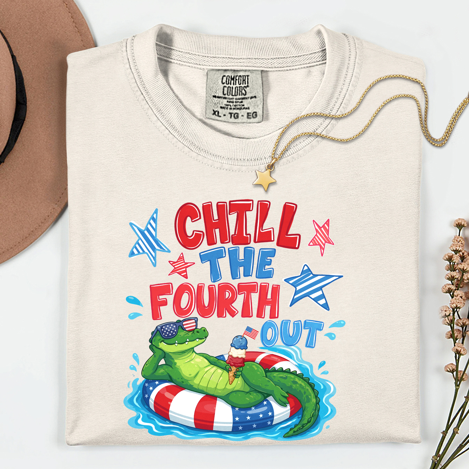 ADULT Chill the Fourth Out DTF TRANSFER