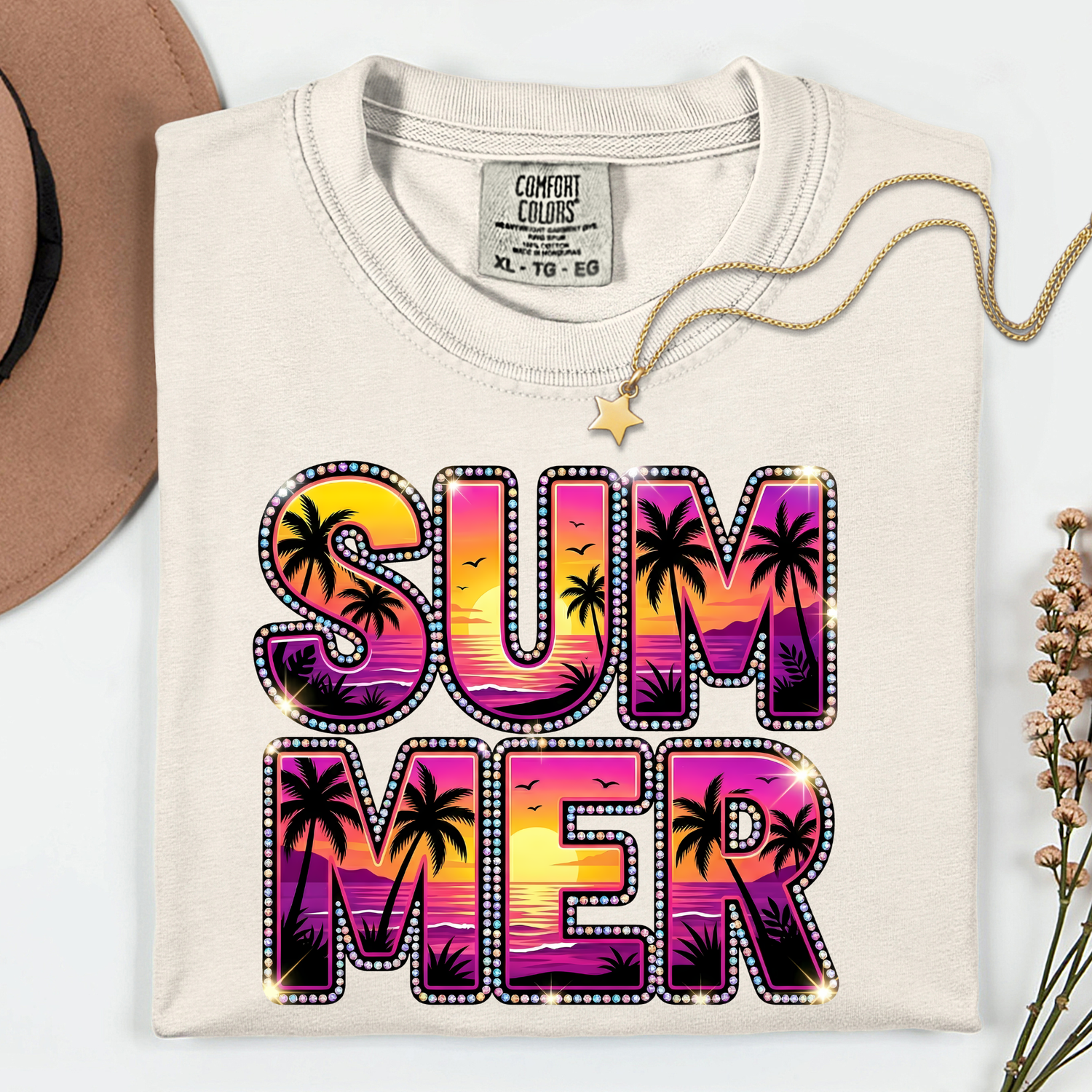 ADULT Summer Sunset DTF TRANSFER