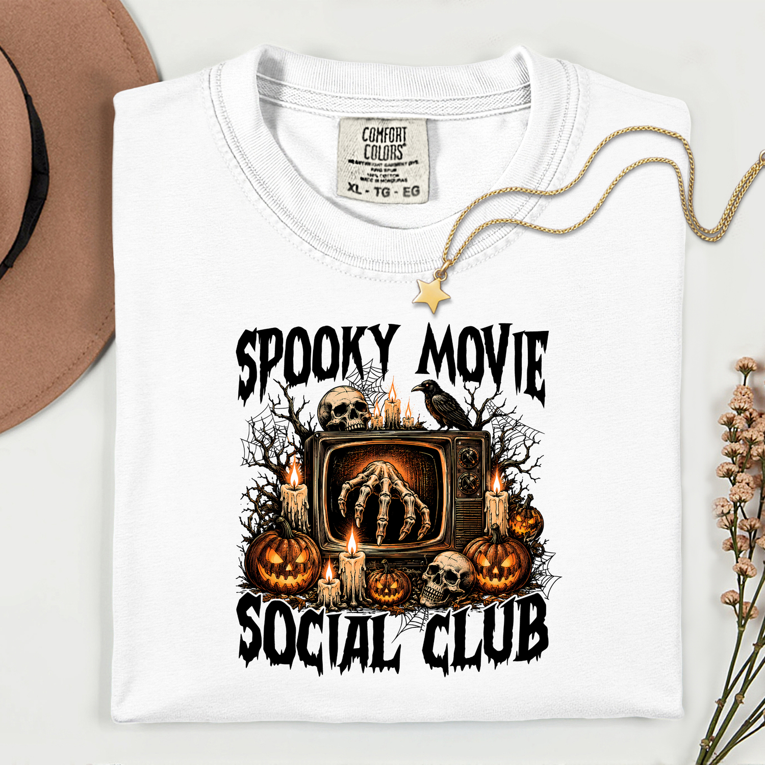 Spooky Movie Social Club 11 inch DTF TRANSFER