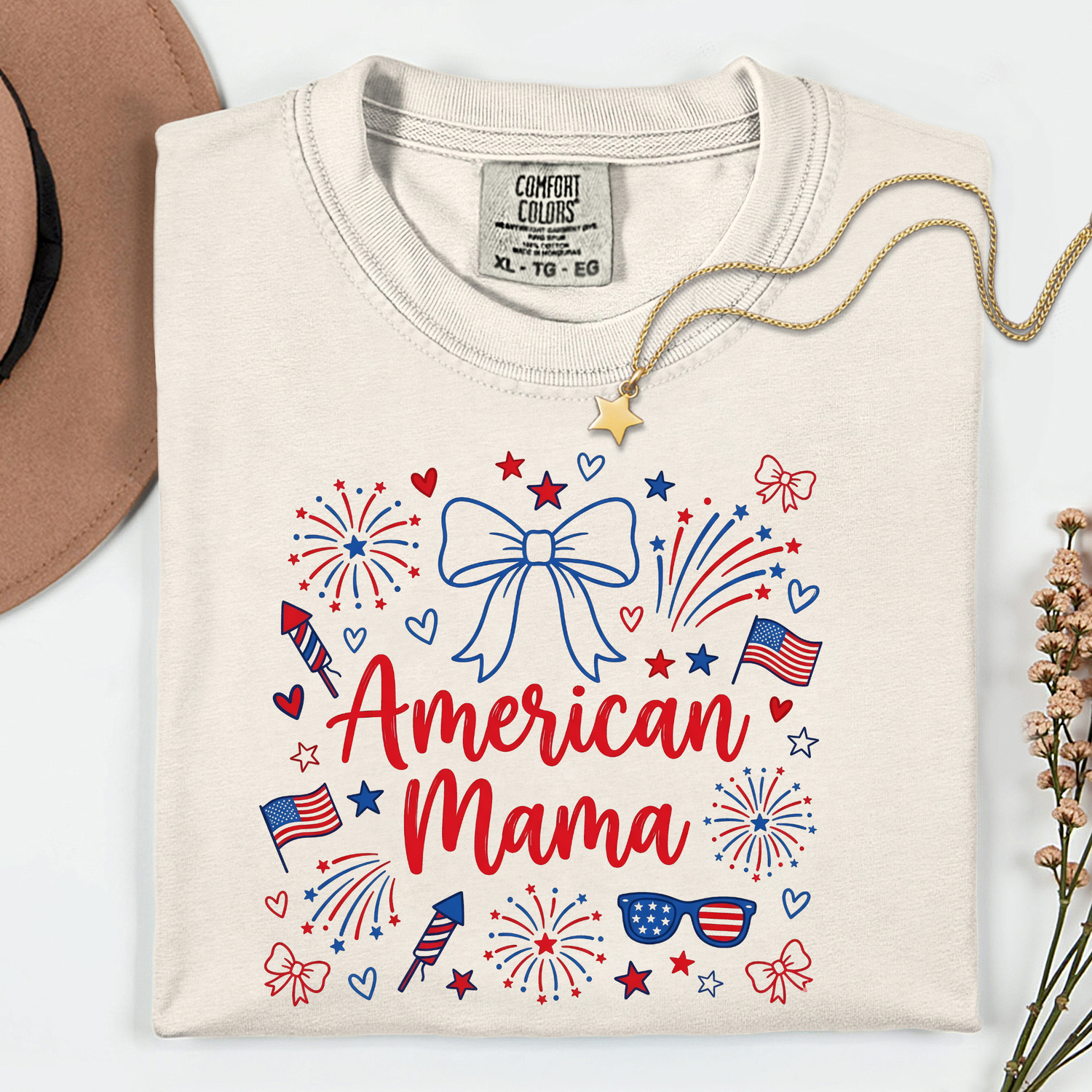 ADULT American Mama DTF TRANSFER