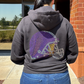 Custom Football Helmet Bling Full Zip Hoodie