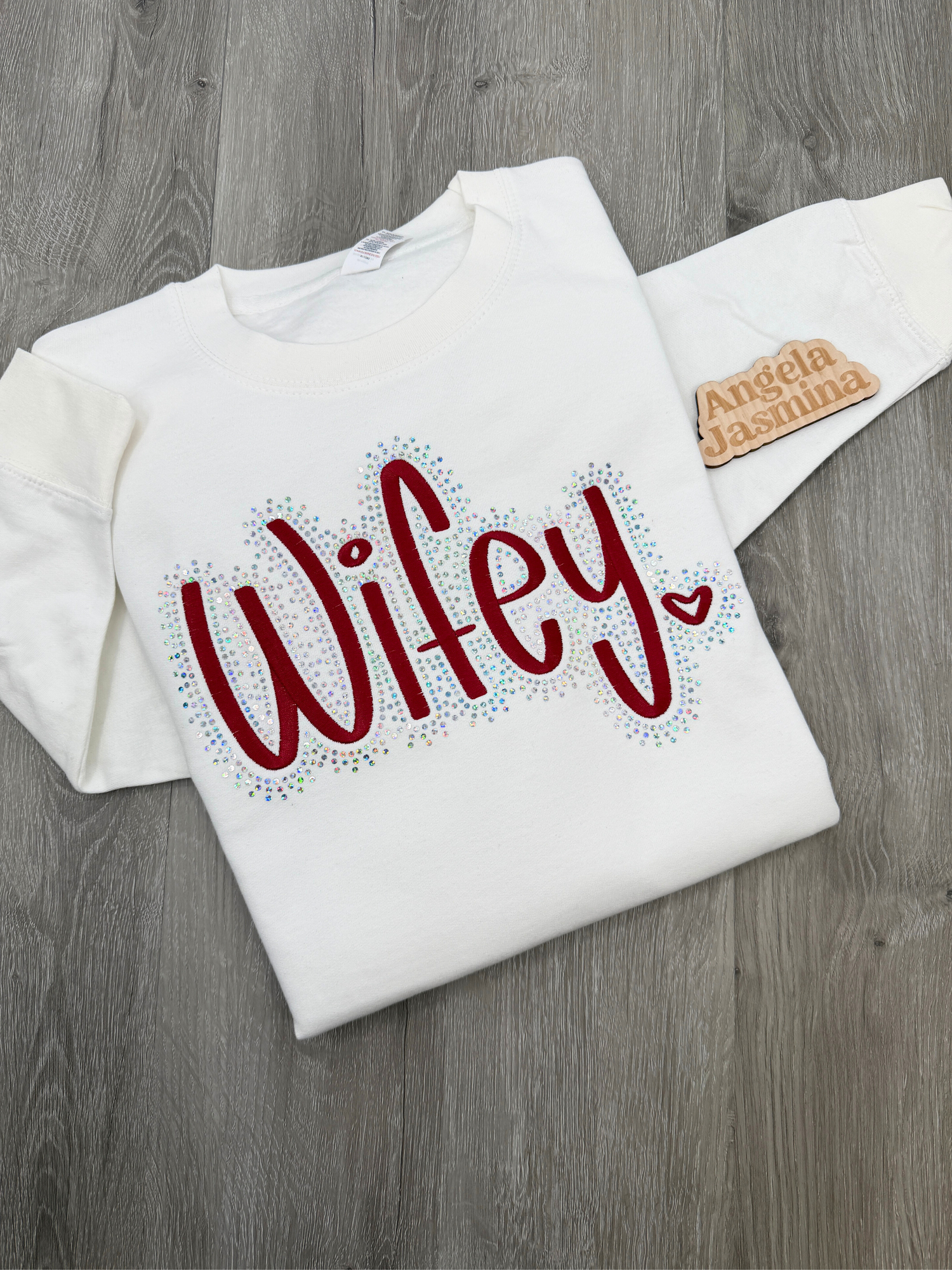 SAMPLE  2XL Wifey  Sweatshirt