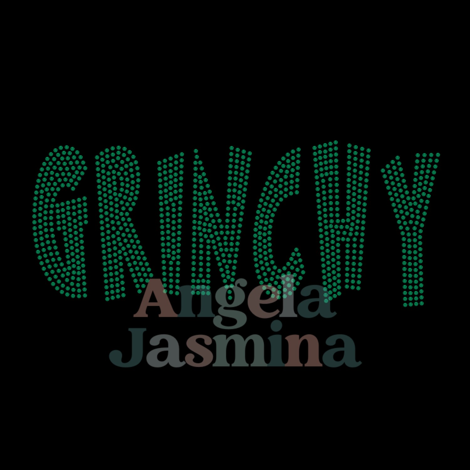 GRINCHY Custom Color SPANGLE Transfer