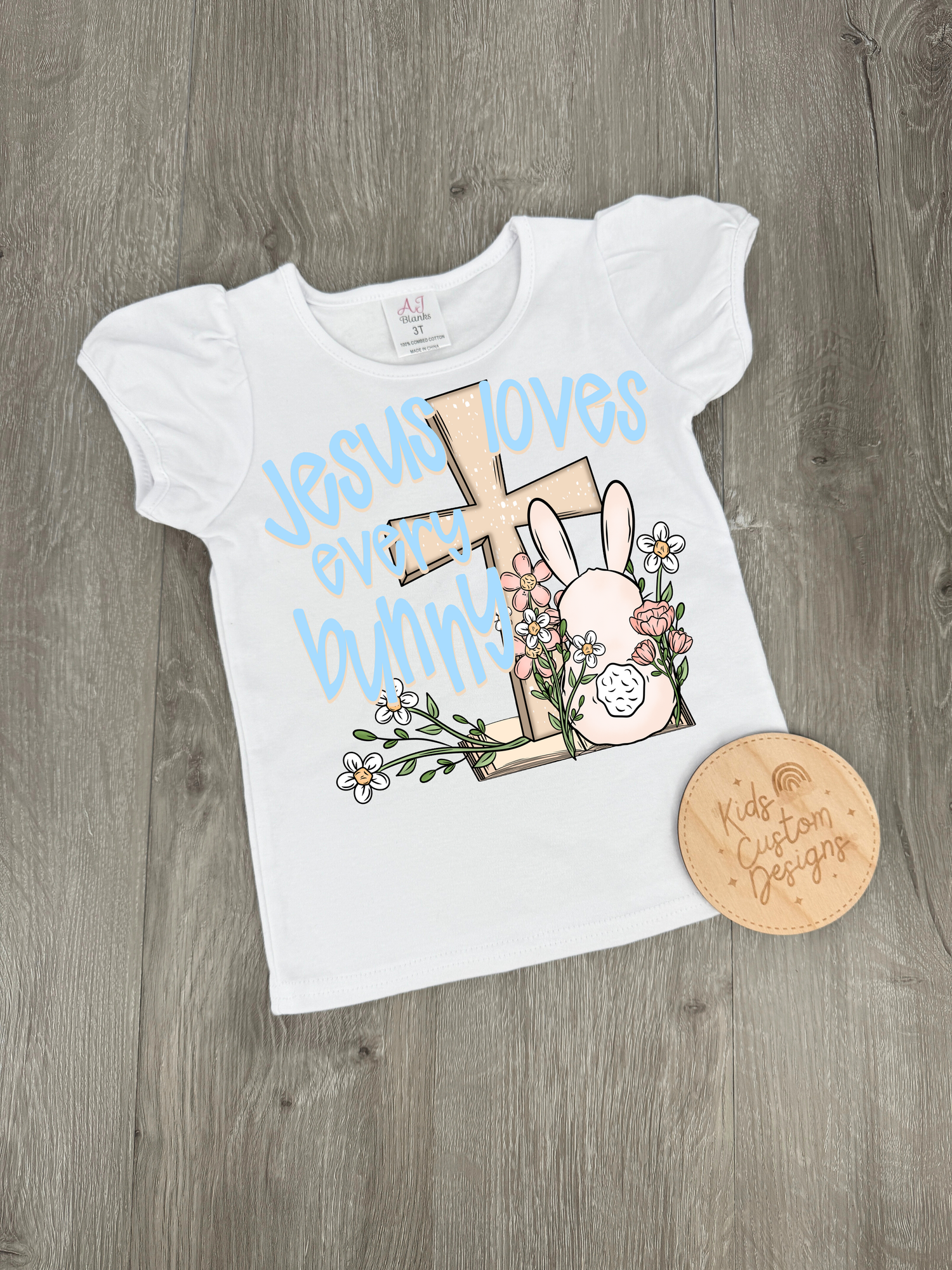 KIDS Jesus Loves Every Bunny DTF TRANSFER