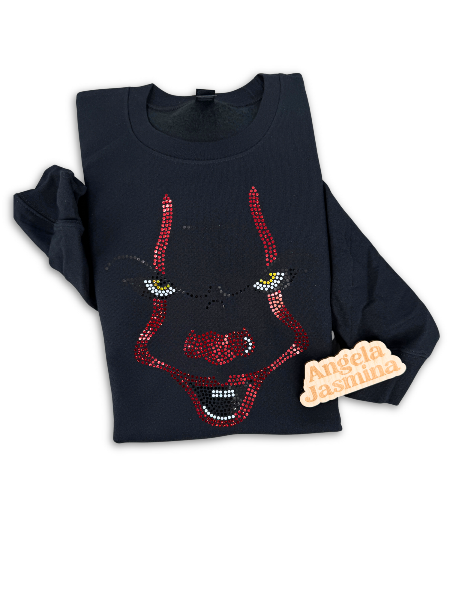 Halloween Clown Bling Sweatshirt