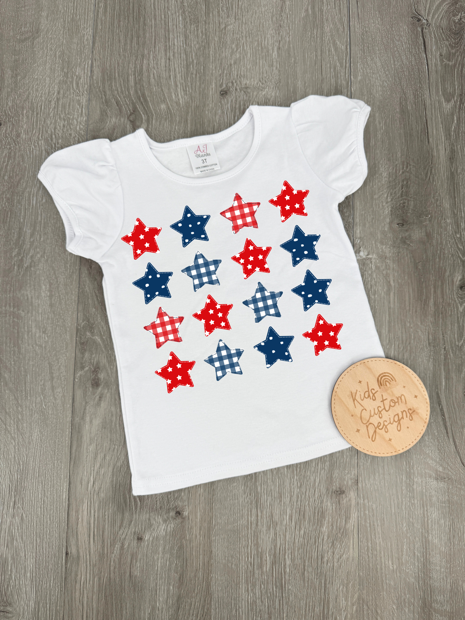 KIDS USA Stars DTF Transfer