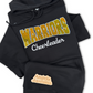 Custom Bling Hoodie with Embroidery