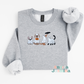 Halloween Animals Embroidered Sweatshirt