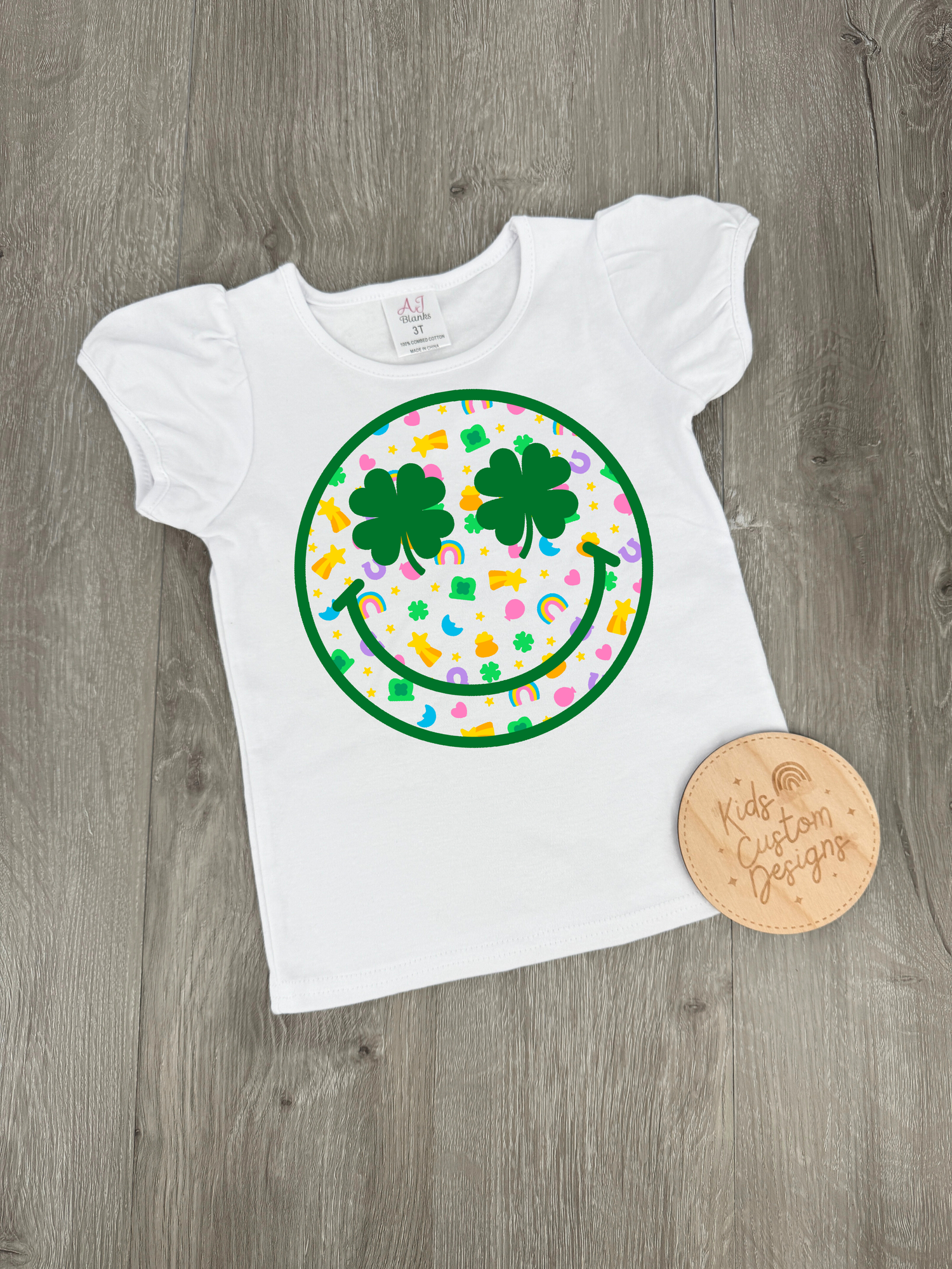 KIDS Lucky Charms Smile Face DTF TRANSFER