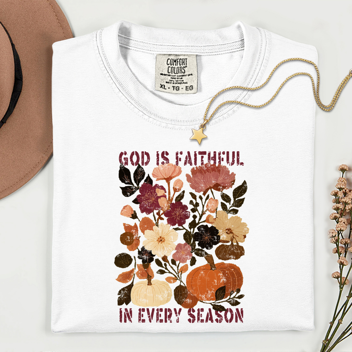 God is Faithful in Every Season 11 inch DTF TRANSFER