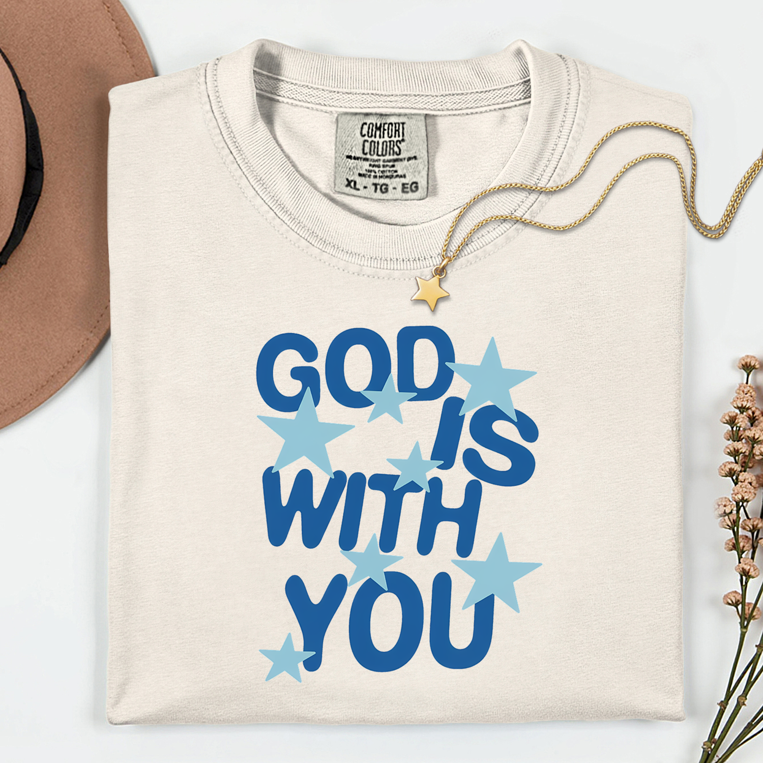 God is With You 11 inch DTF TRANSFER
