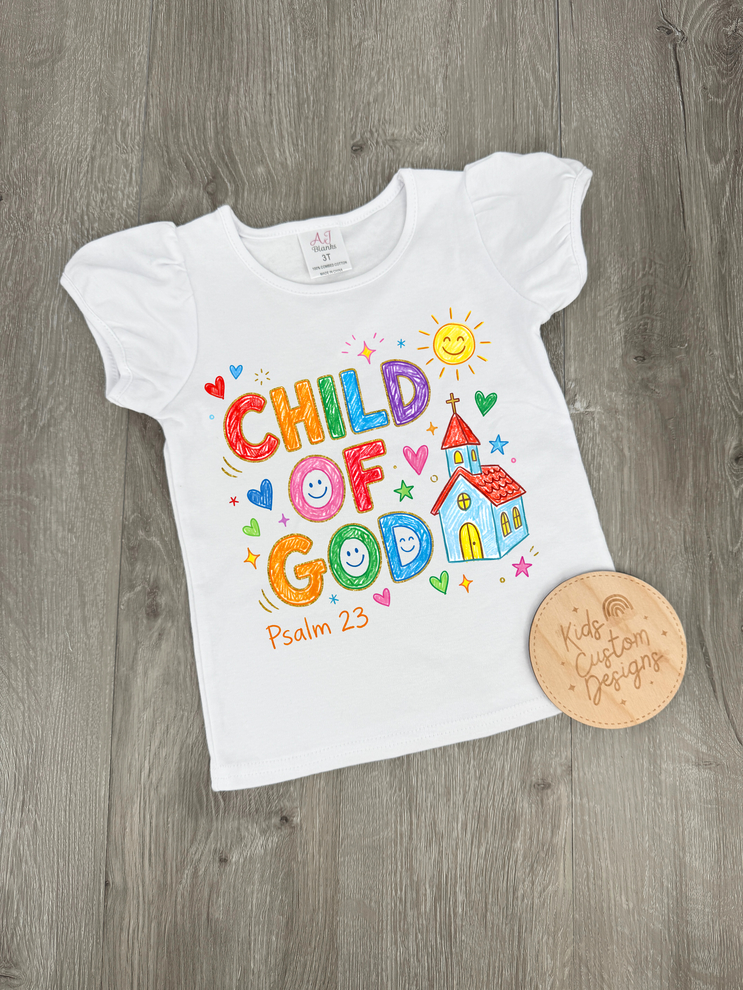KIDS Child of God Church DTF Transfer