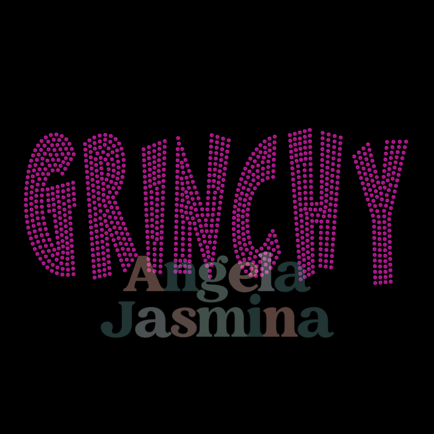 GRINCHY Custom Color SPANGLE Transfer