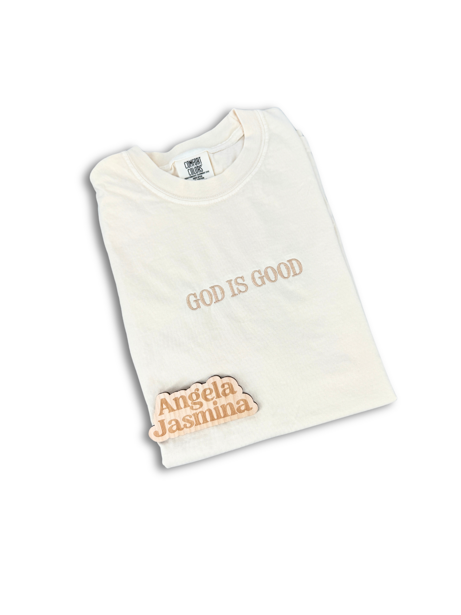 Embroidered Faith Based Comfort Colors Shirt