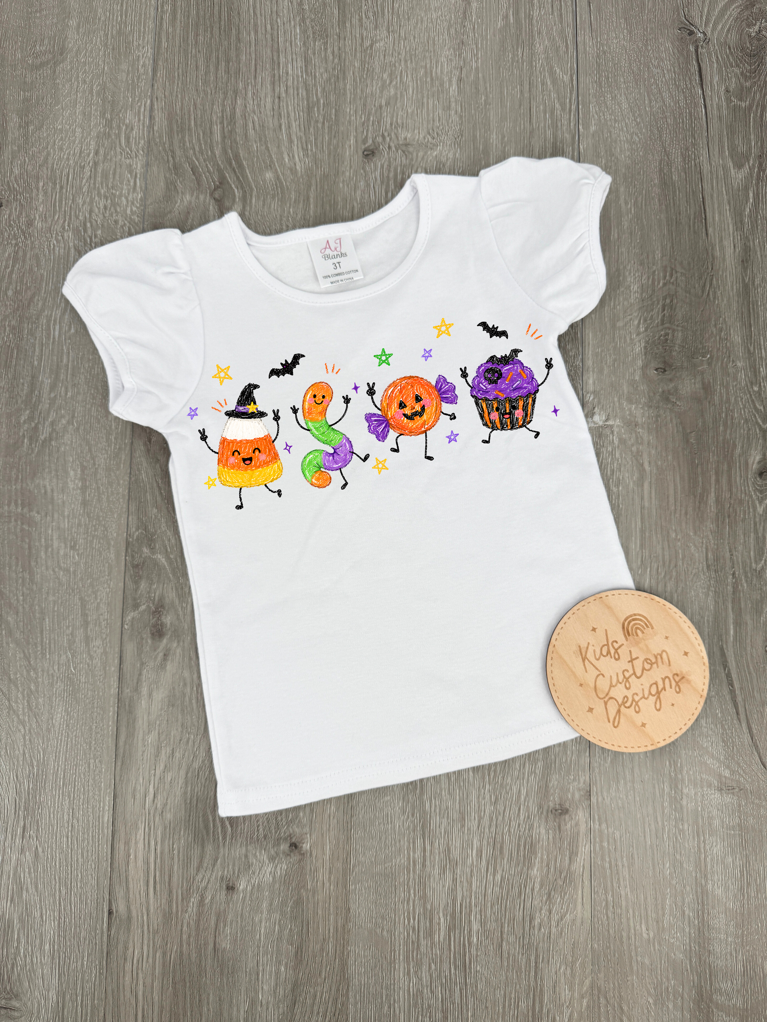 Dancing Candies KIDS 8.5in DTF Transfer