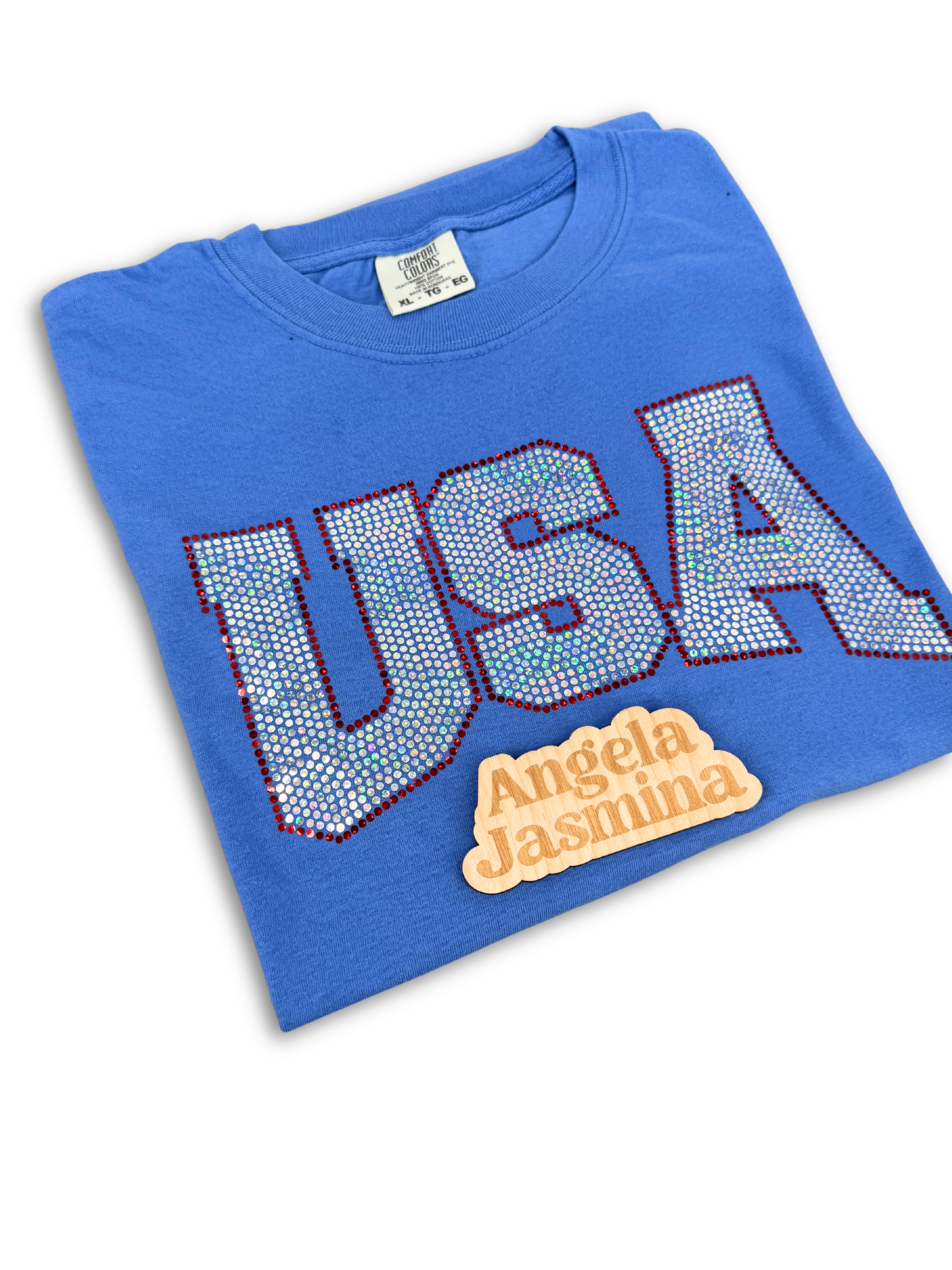 USA Comfort Colors Bling Tee