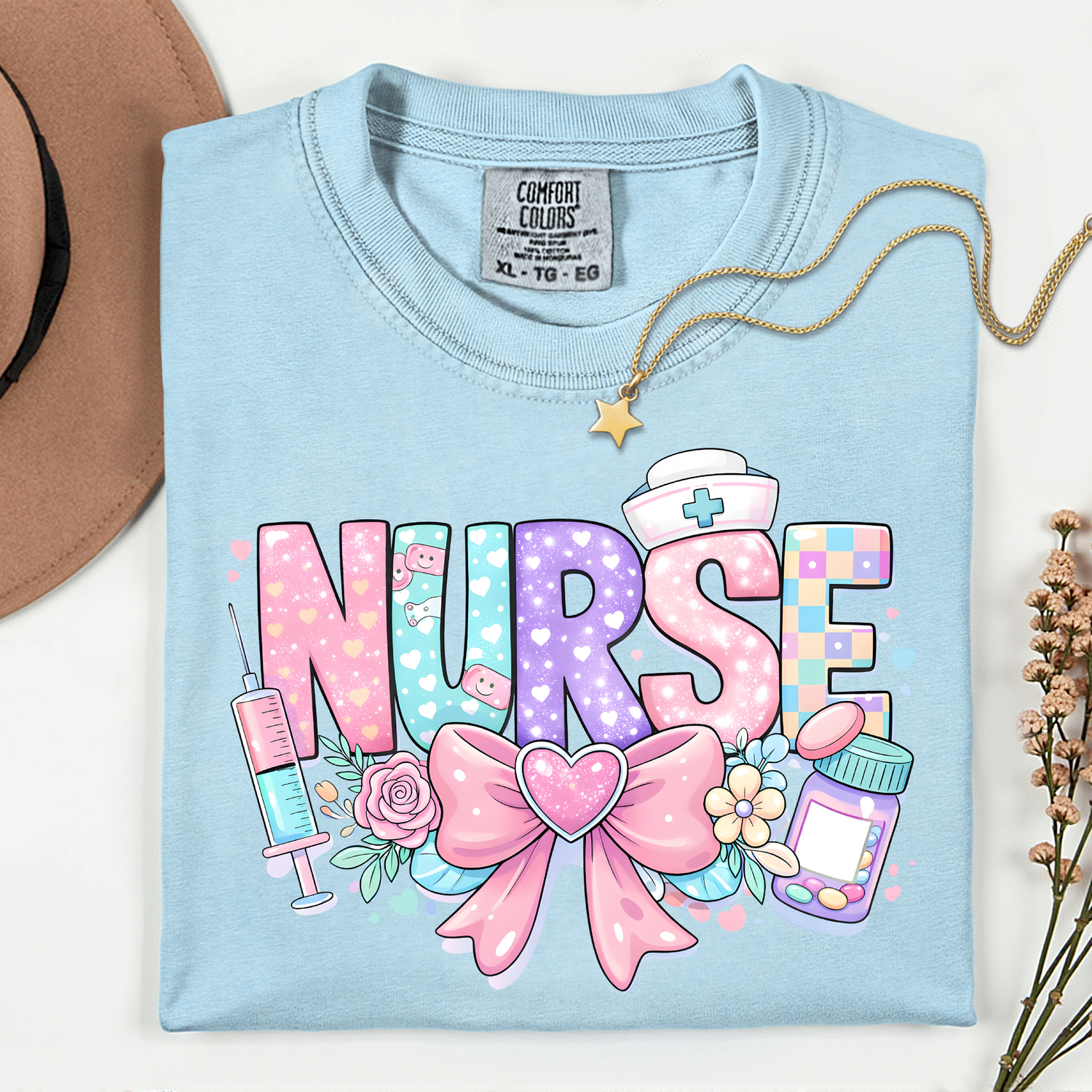 ADULT Nurse Pastels DTF TRANSFER