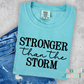 Stronger than the Storm Comfort Colors Tee