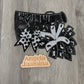 Cheer megaphone poms sequins Patch