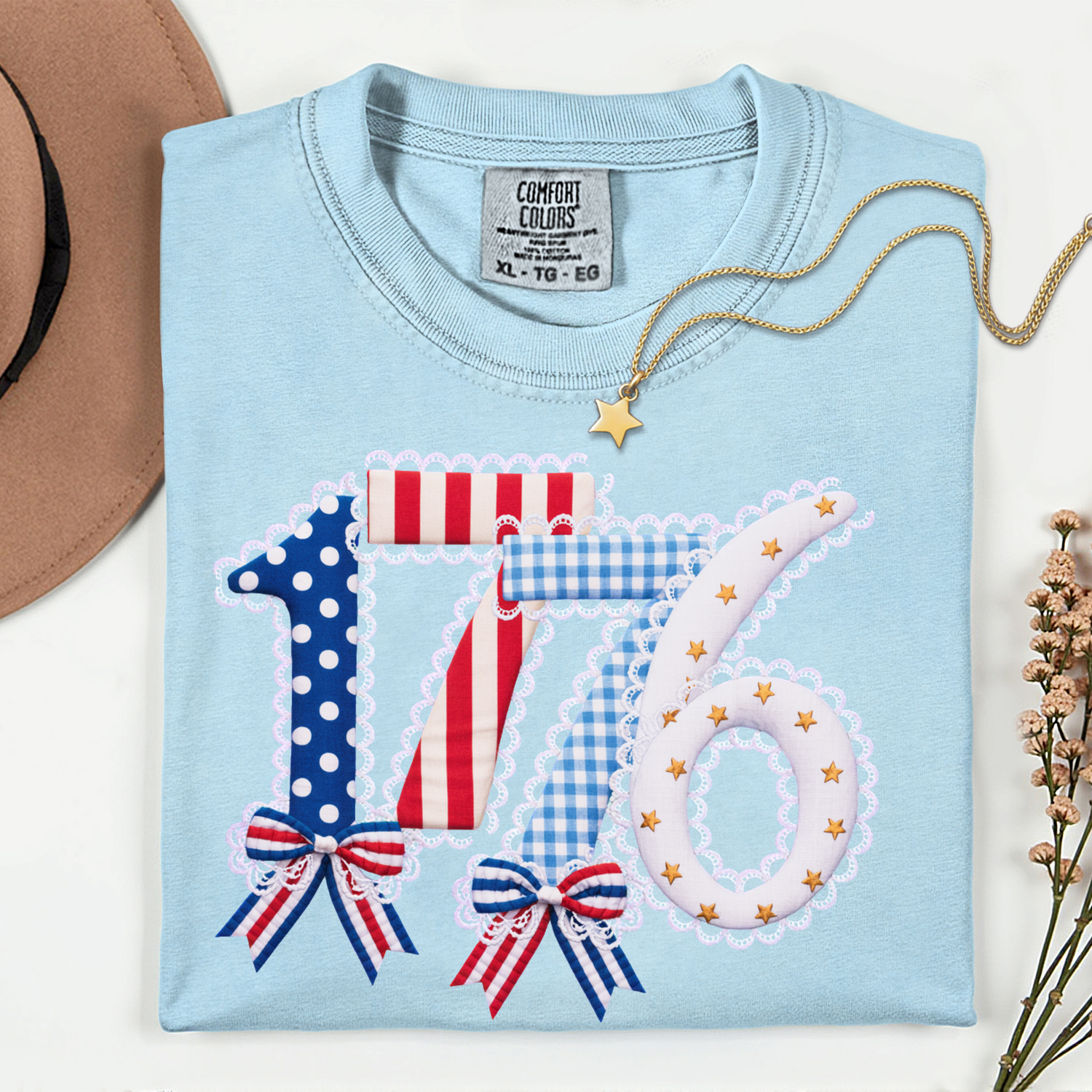 ADULT 1776 Bow DTF TRANSFER