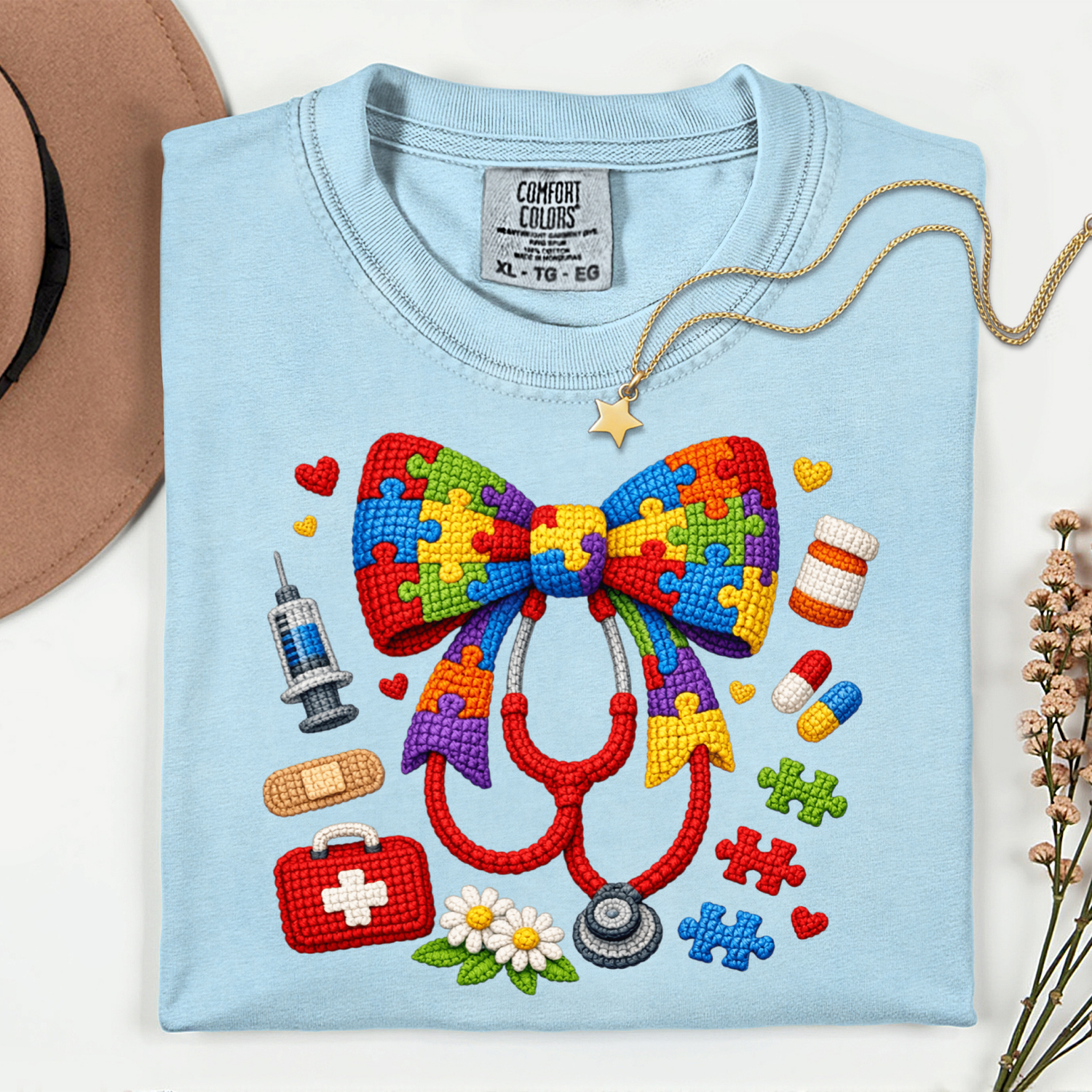 ADULT Bow Stethoscope DTF TRANSFER